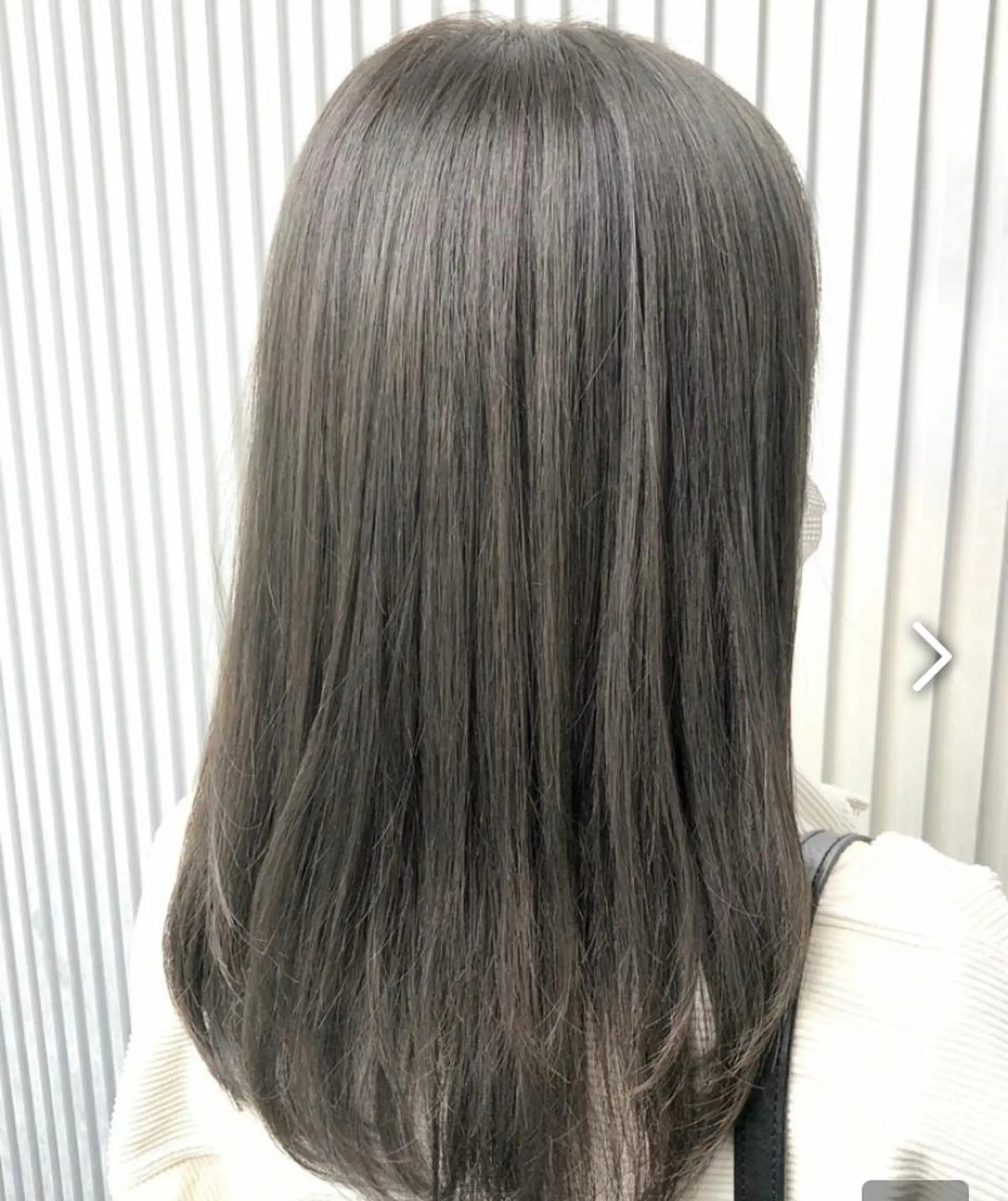 ロング カット 縮毛矯正 柴山 美芽のヘアスタイル