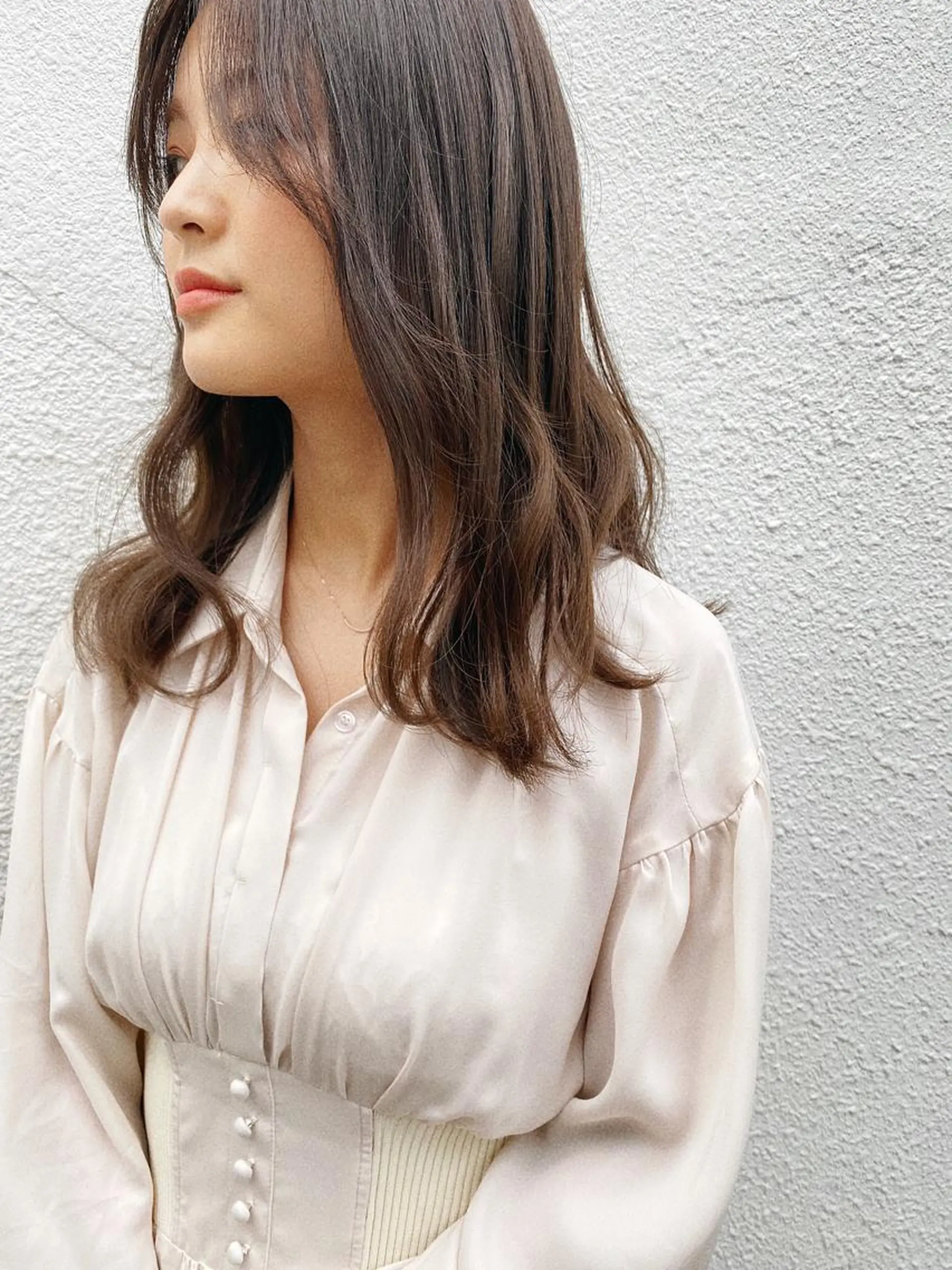 ロング カラー 高浜 夕海のヘアスタイル