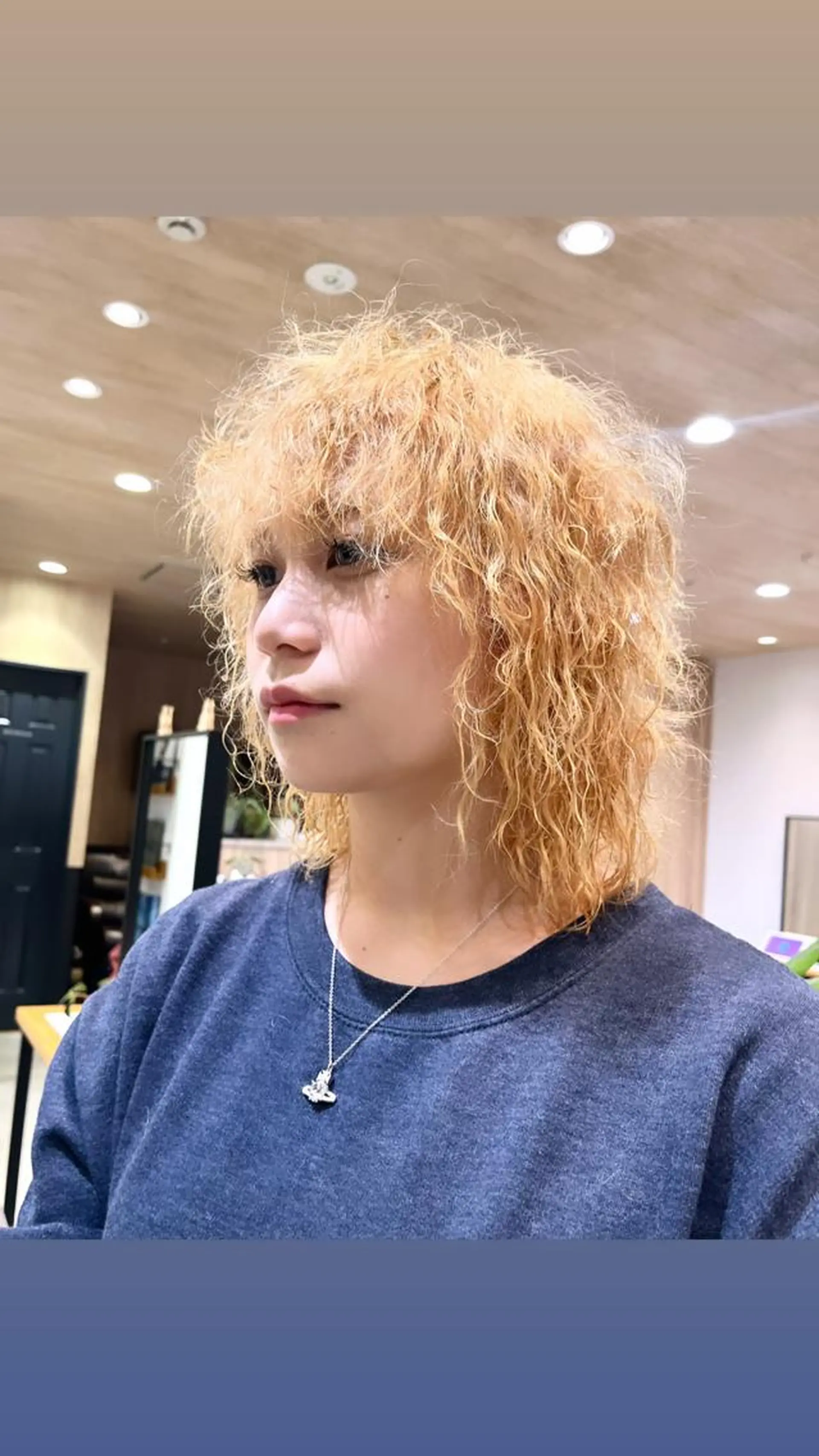 ショート パーマ パーマ 産休中です 艶カラー♡オカのヘアスタイル