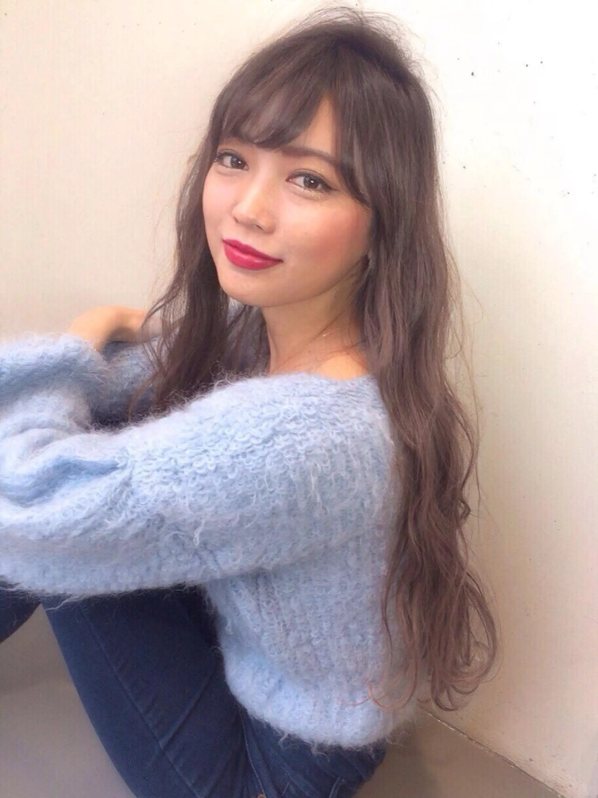 ロング 遠藤 眞実のヘアスタイル