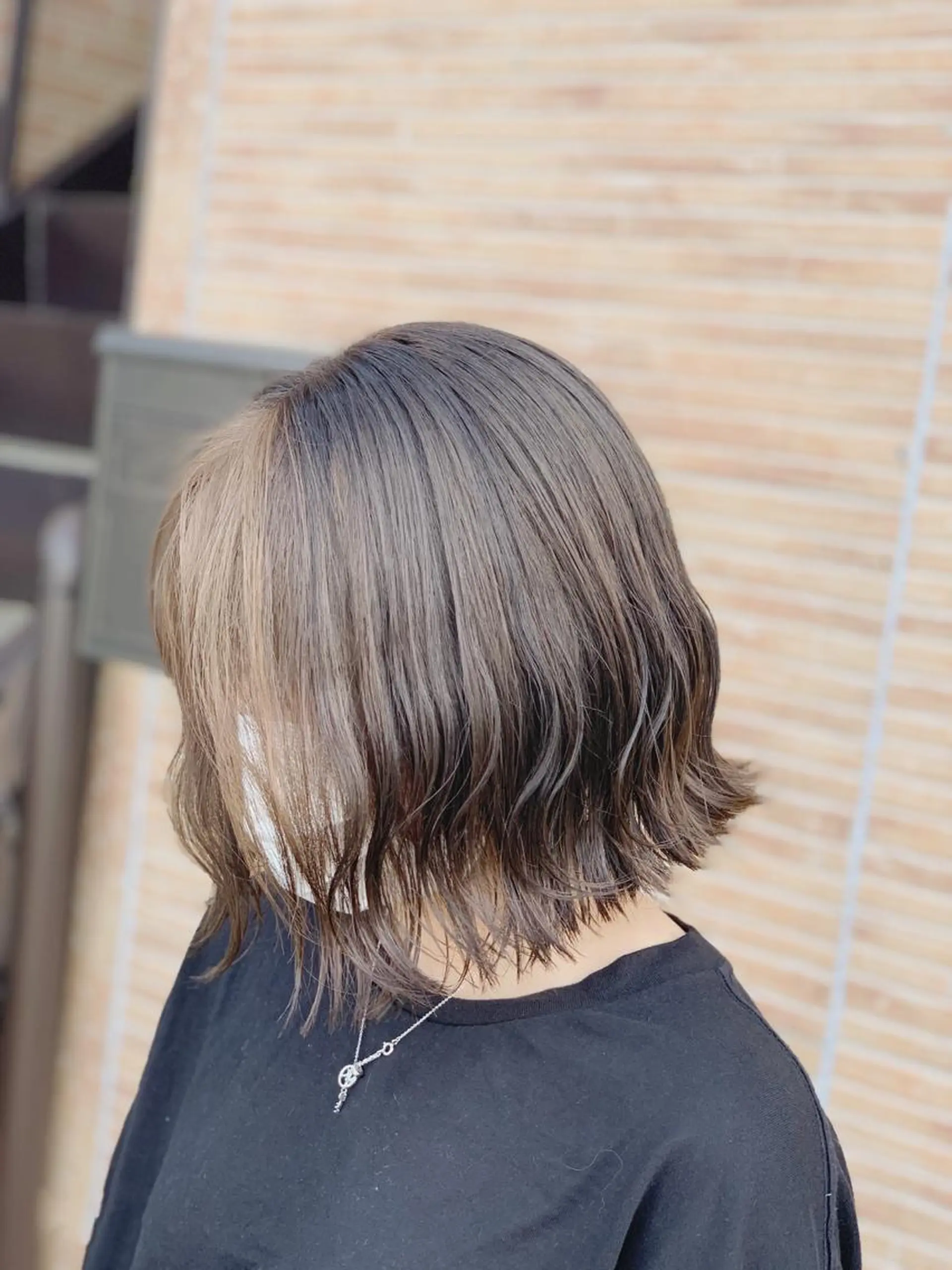 ショート ミストバング メンズスタイル バレイヤージュ　齋藤のヘアスタイル