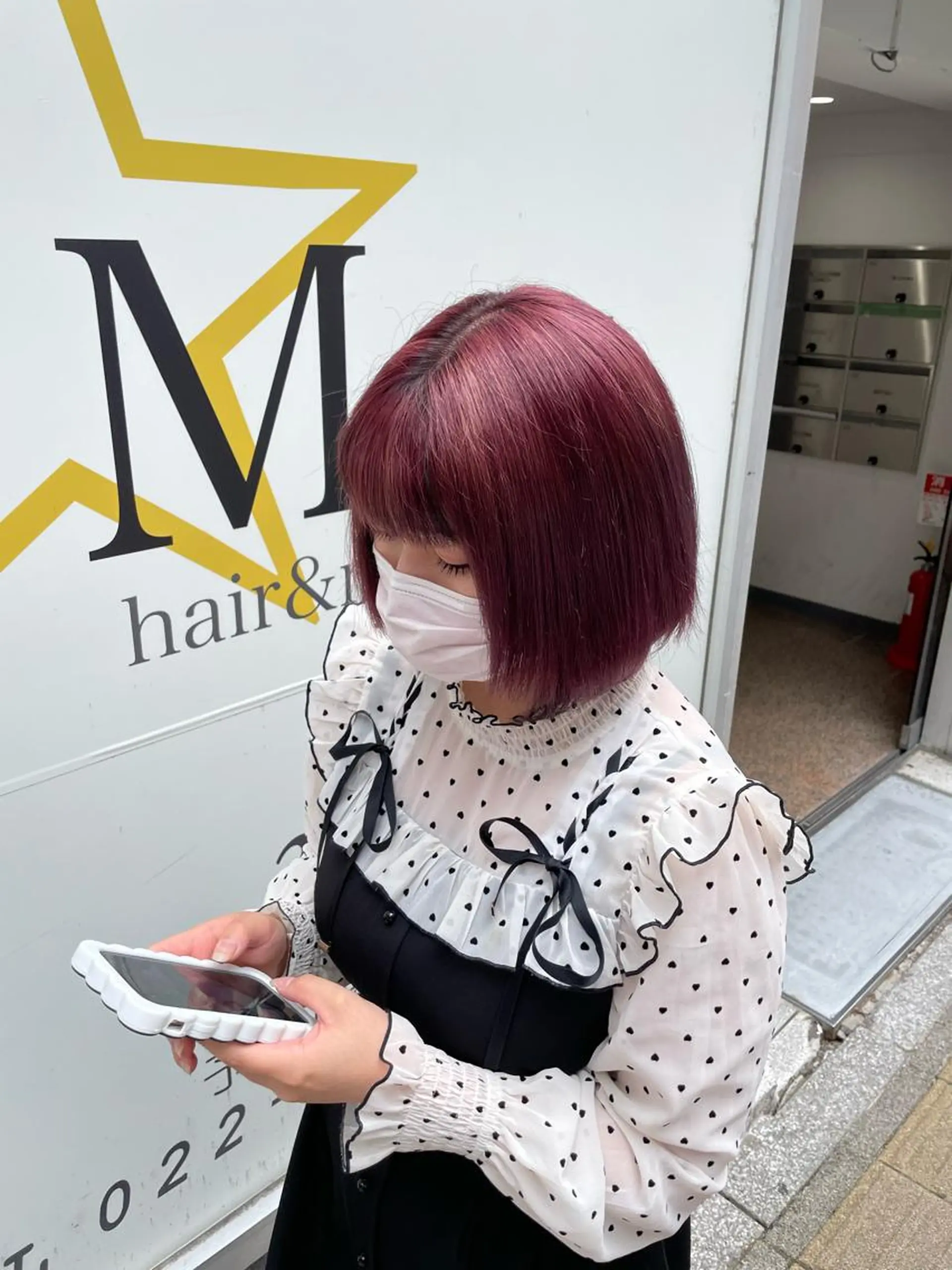 ミディアム ❄️薄 仁❄️のヘアスタイル