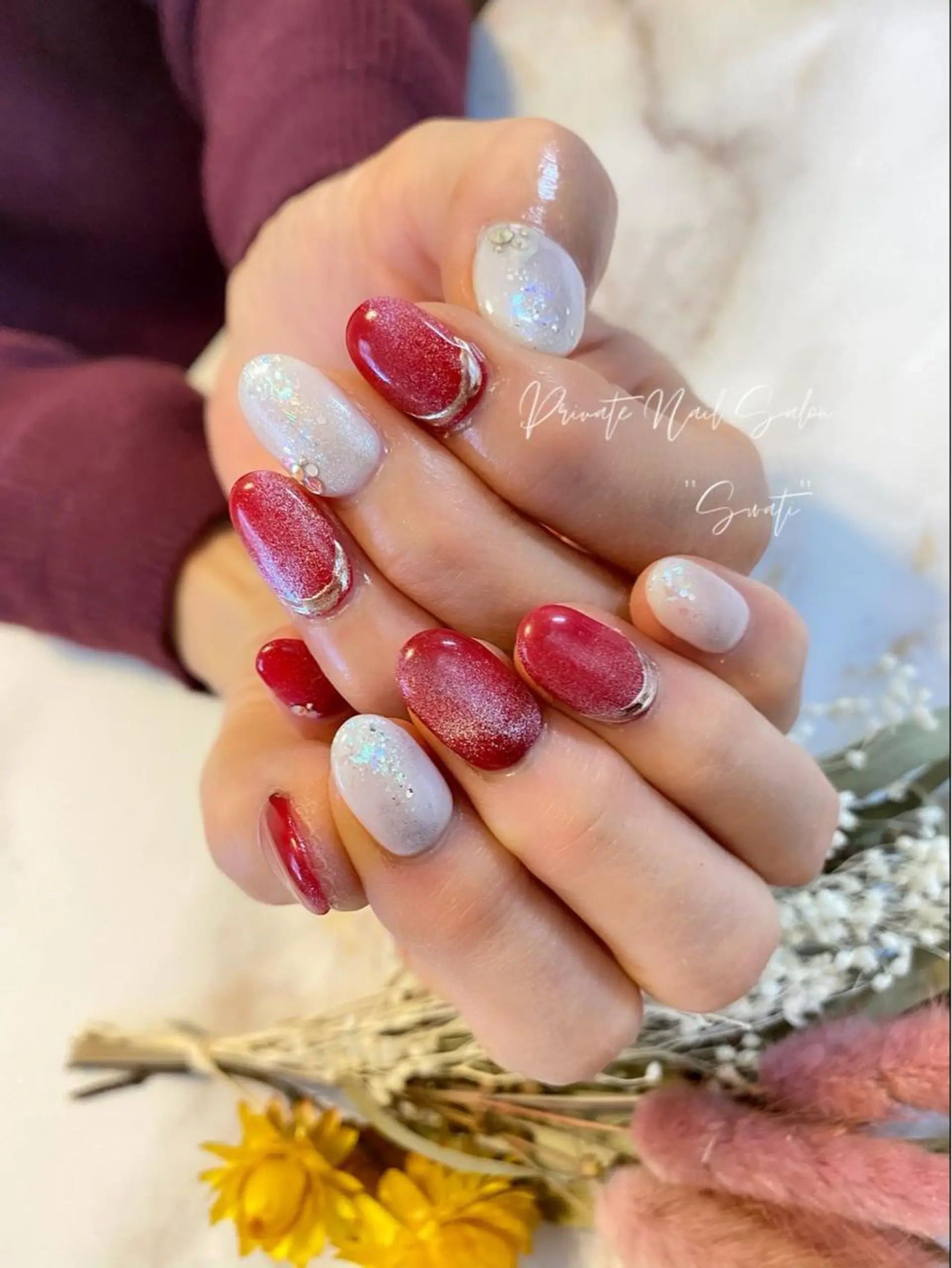 ネイル アートネイル ミラーネイル オフィスネイル yuko (ネイリスト)のネイルデザイン