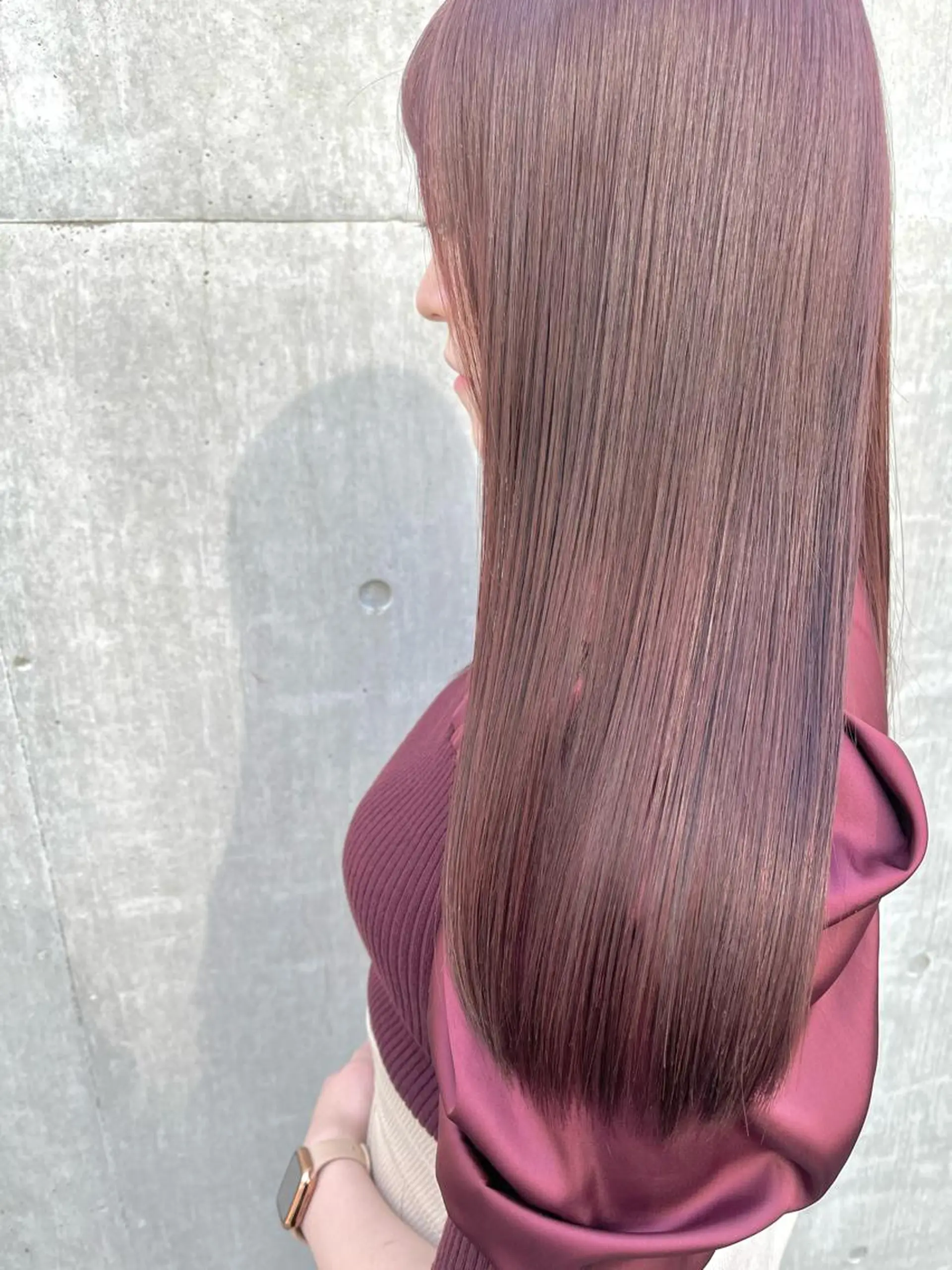 ロング カラー ヘアカラー トリートメント 🦄垢抜けボブ特化× 暖色カラー未来🦄のヘアスタイル