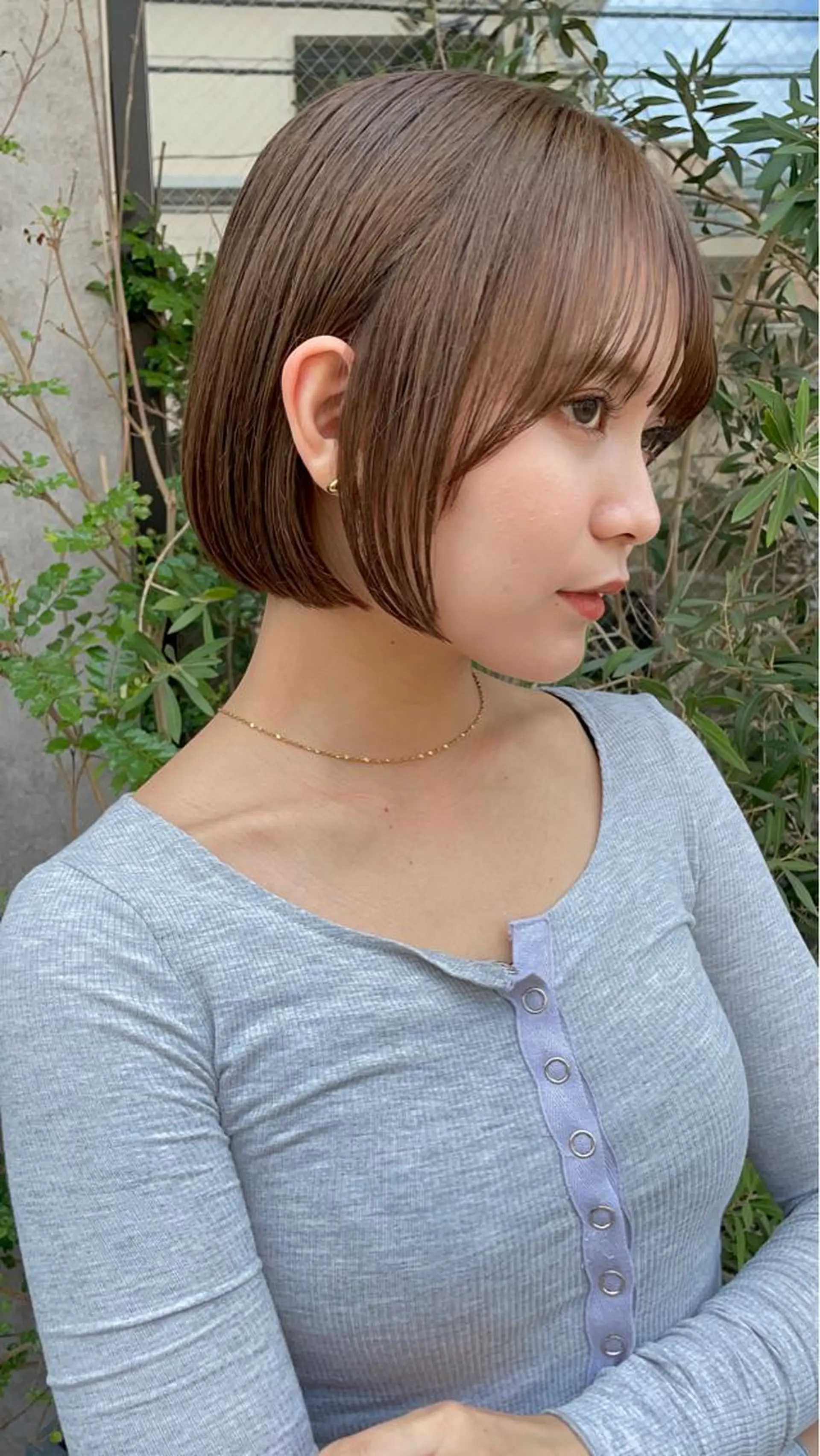 ショート カラー ボブ レイヤー職人 横浜/似合わせ/秋山のヘアスタイル