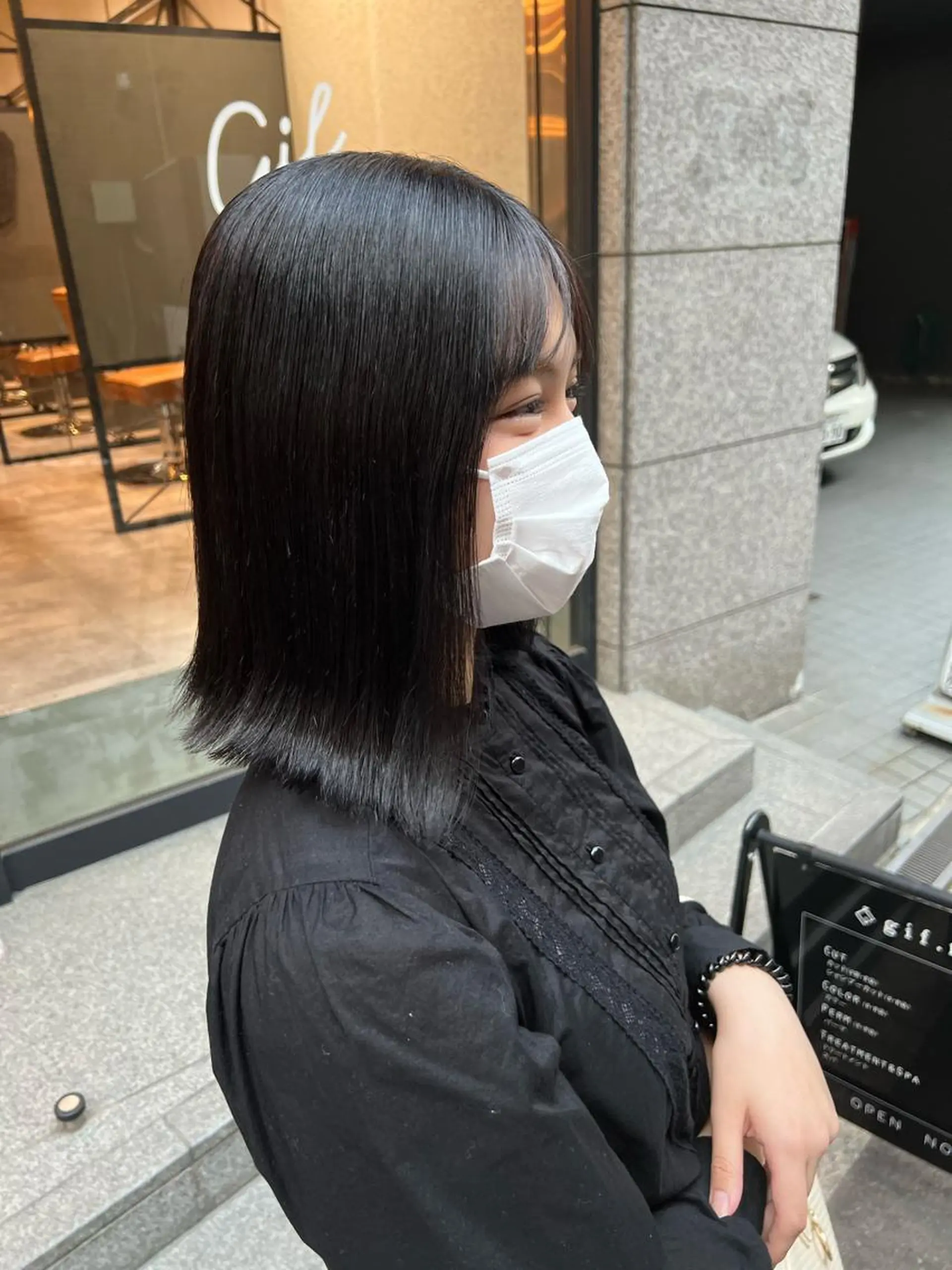 ミディアム 髪質改善ストレート Kantaのヘアスタイル