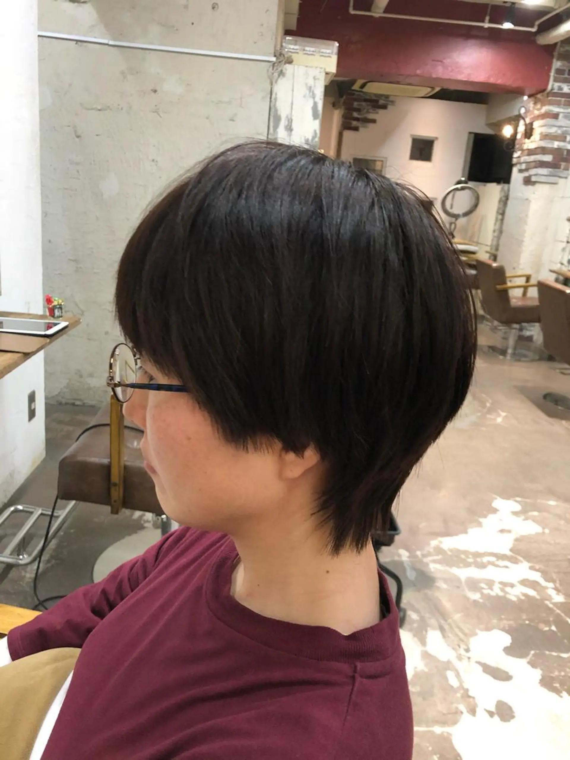 ショート ショートヘア ウルフカット 桐原 竜也のヘアスタイル