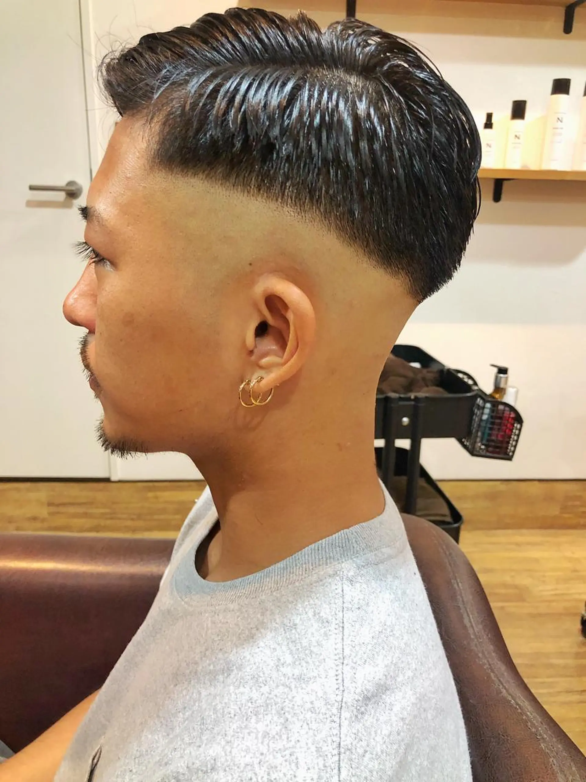 メンズ フェードカット スキンフェード エクステ指名No.1 【店長】橘田のヘアスタイル