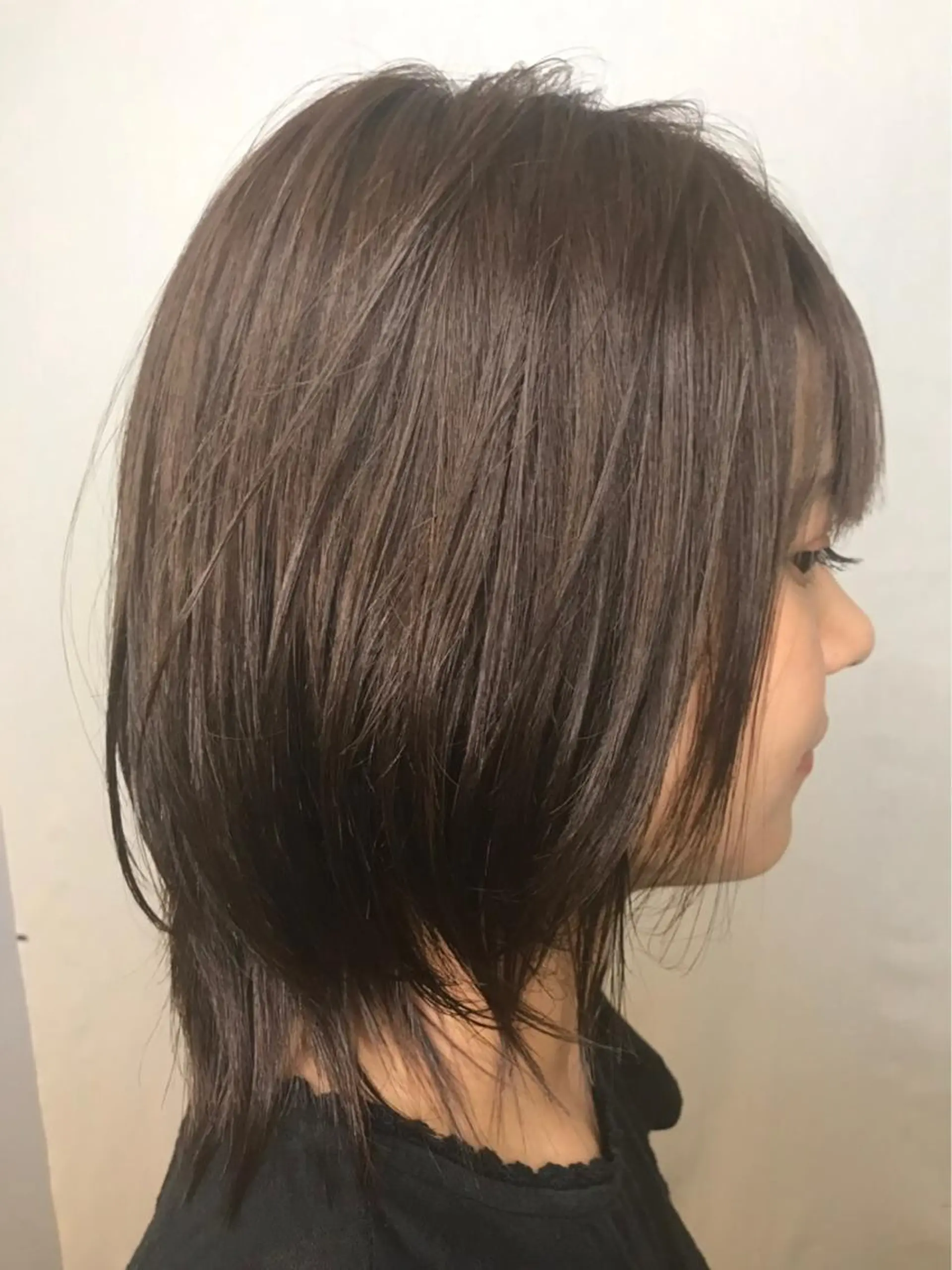 ショート カラー 韓国風レイヤーカット 松葉翔のヘアスタイル