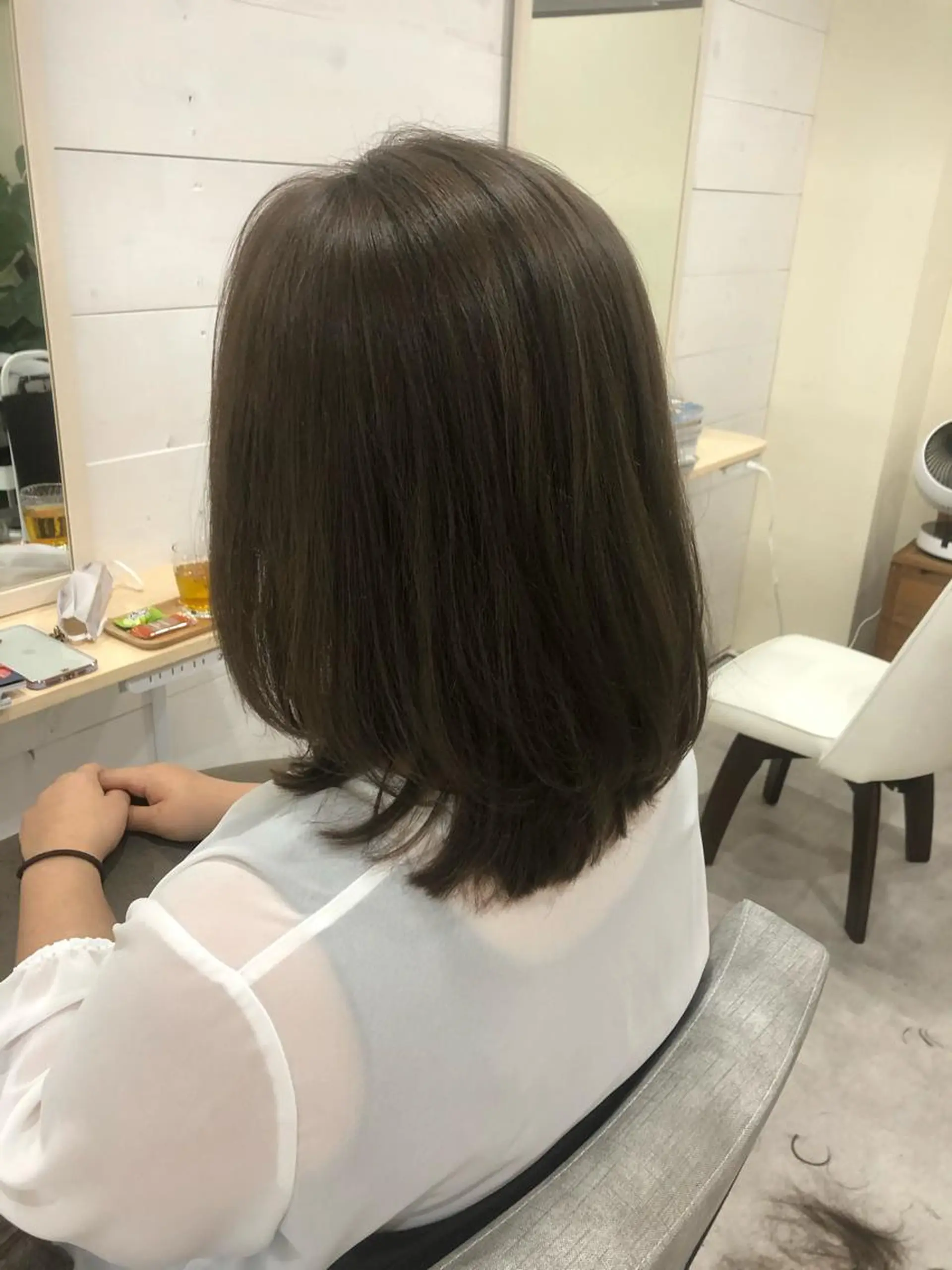 セミロング カラー 髪質改善 カット ヘアカラー トリートメント Hair salon Zero one【ヘアーサロンゼロワン】所属・髪質改善専門店 Shomaのヘアスタイル