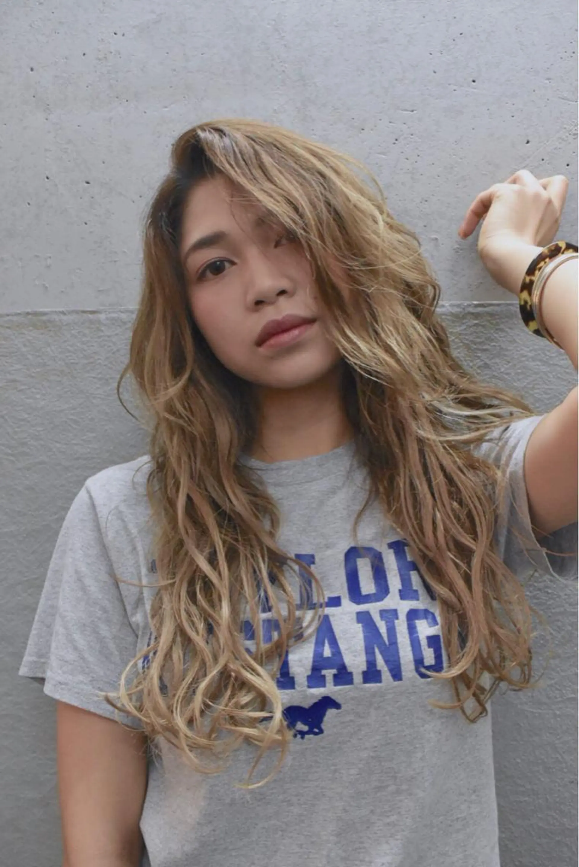 ロング カラー ベージュカラー ハイトーンカラー ヘアカラー トリートメント ✨髪質改善縮毛矯正✨ 宇田川修平のヘアスタイル