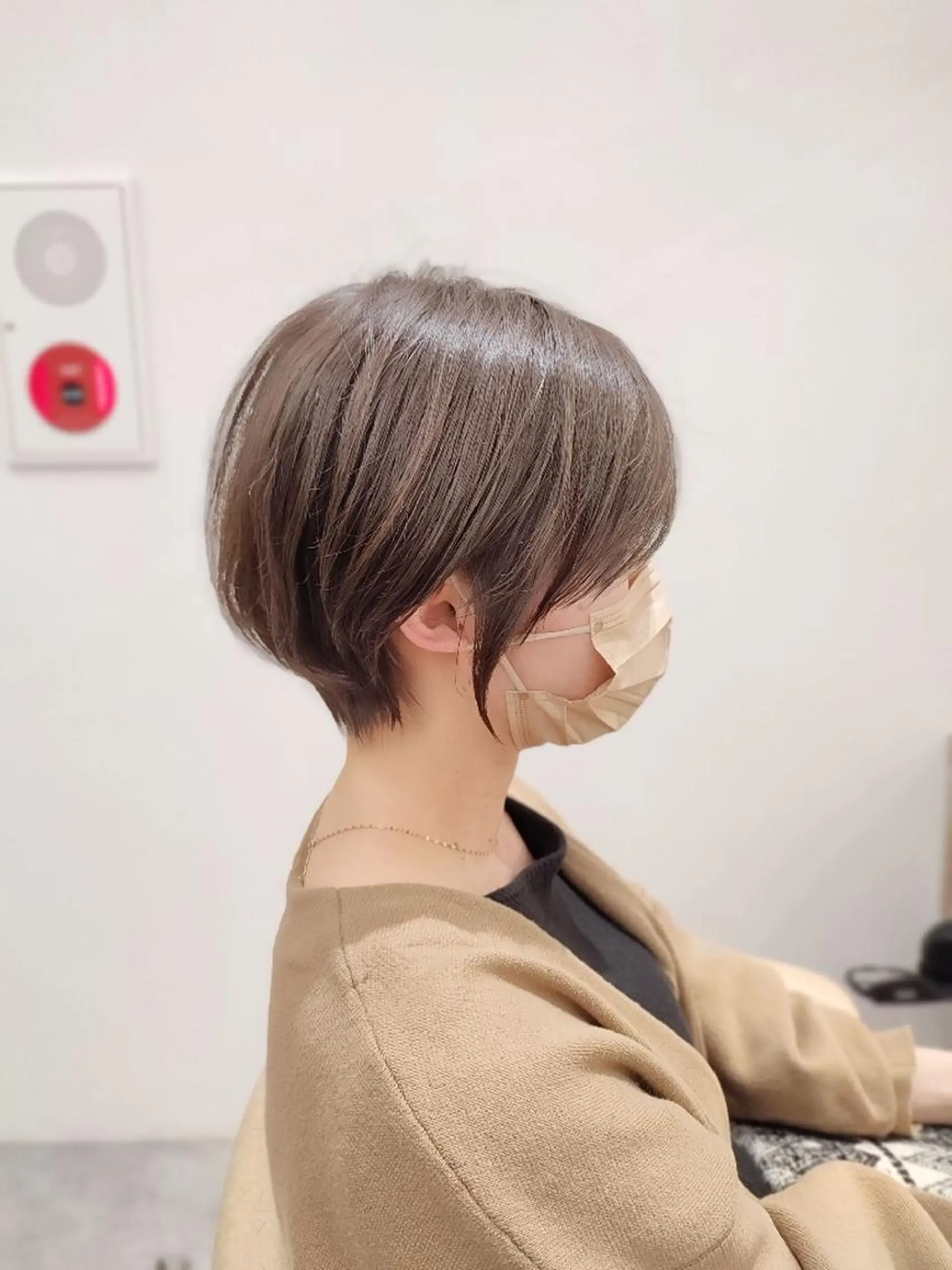 ショート 丸みショート ショートヘア 【似合わせ・レイヤー ・パーマ】海気のヘアスタイル