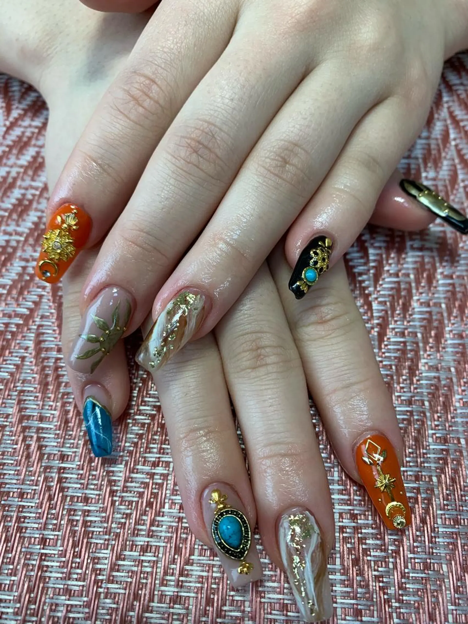 ネイル ハンドネイル rukianail 新里のネイルデザイン