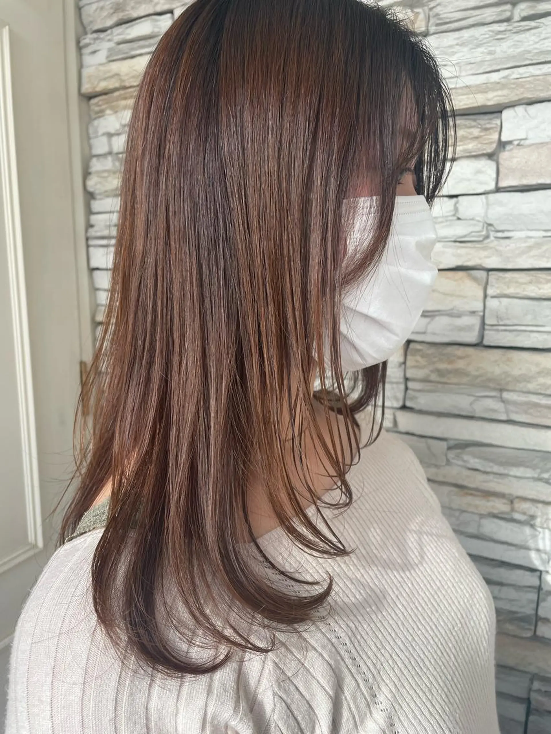 セミロング 🍒顔周り/レイヤー /韓国風/アリサ🍒のヘアスタイル