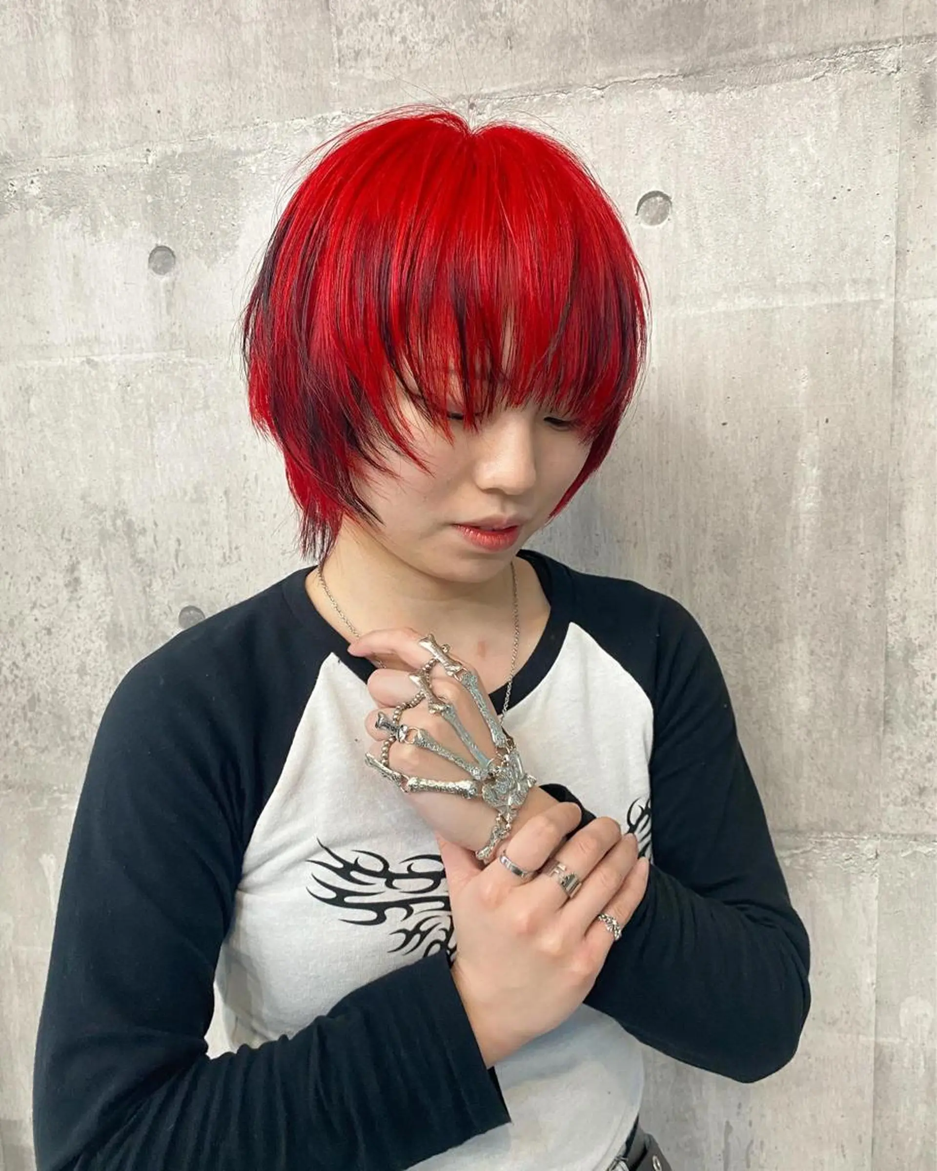 ショート ヘアカラー トリートメント ヘアセット "必ず可愛く” TAKUTOのヘアスタイル