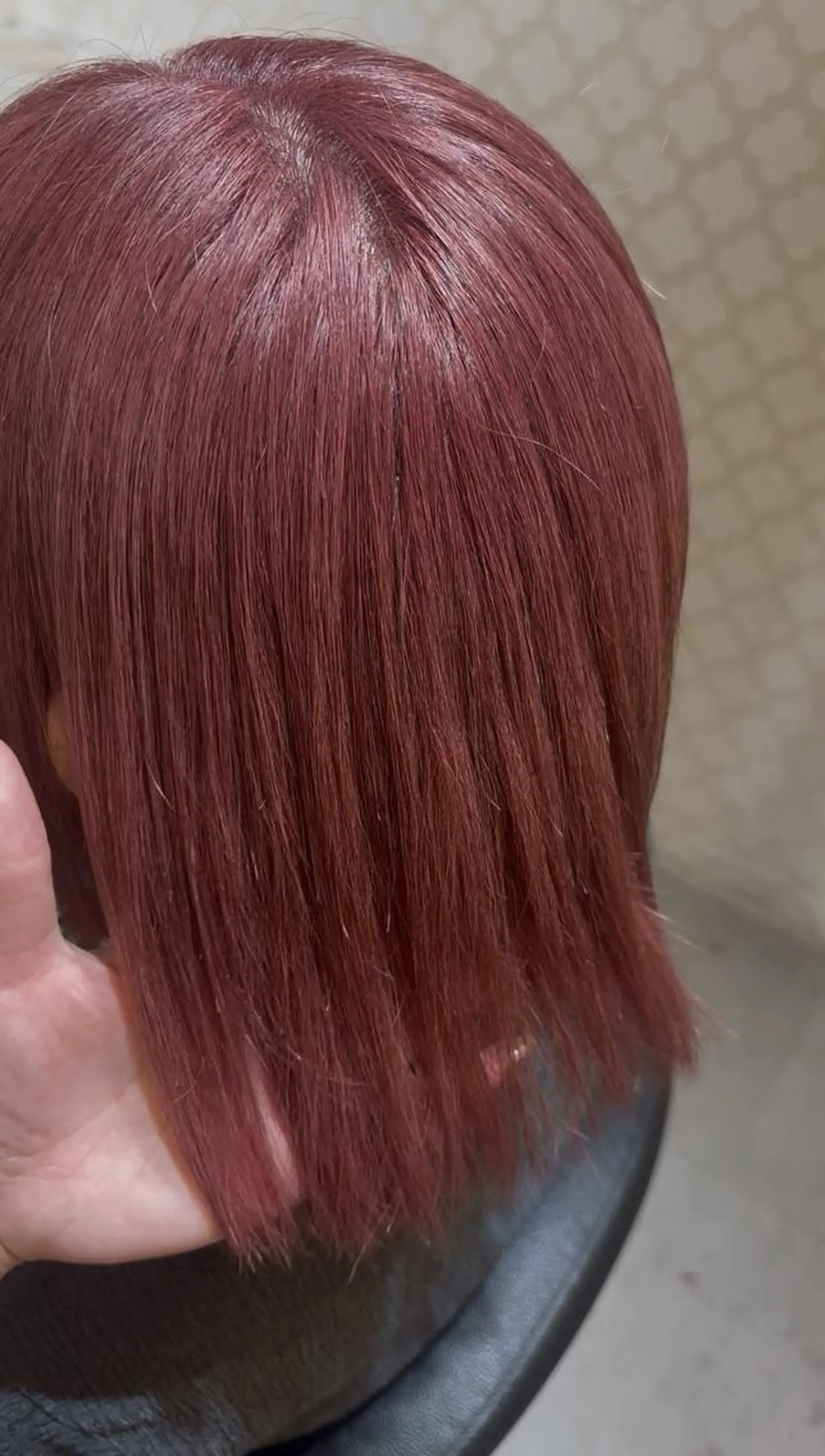 カラー ピンクカラー ヘアカラー トリートメント 💓シールエクステ ルミエールのヘアスタイル