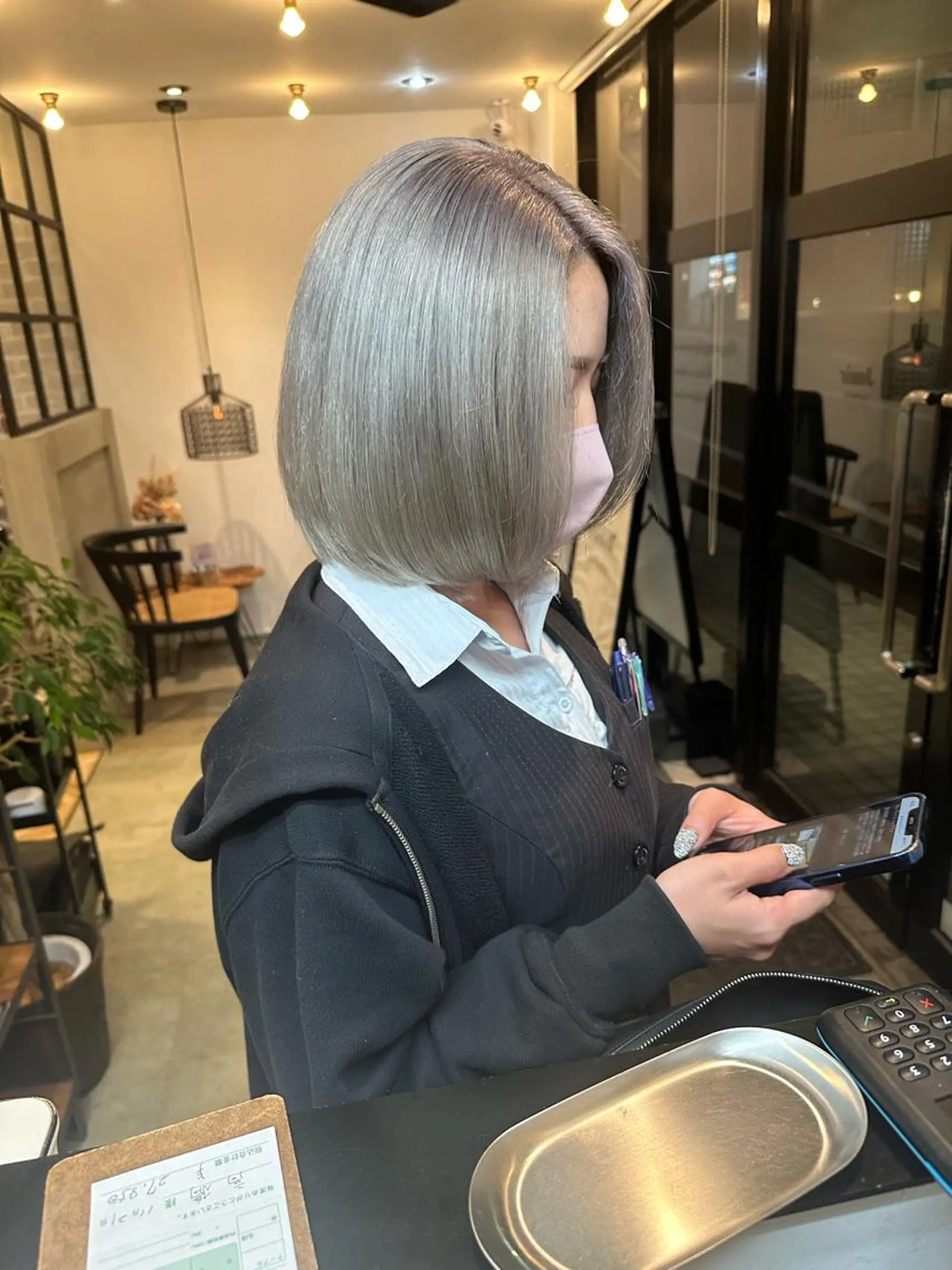 ショート カット ヘアカラー トリートメント 大内田 凌馬のヘアスタイル