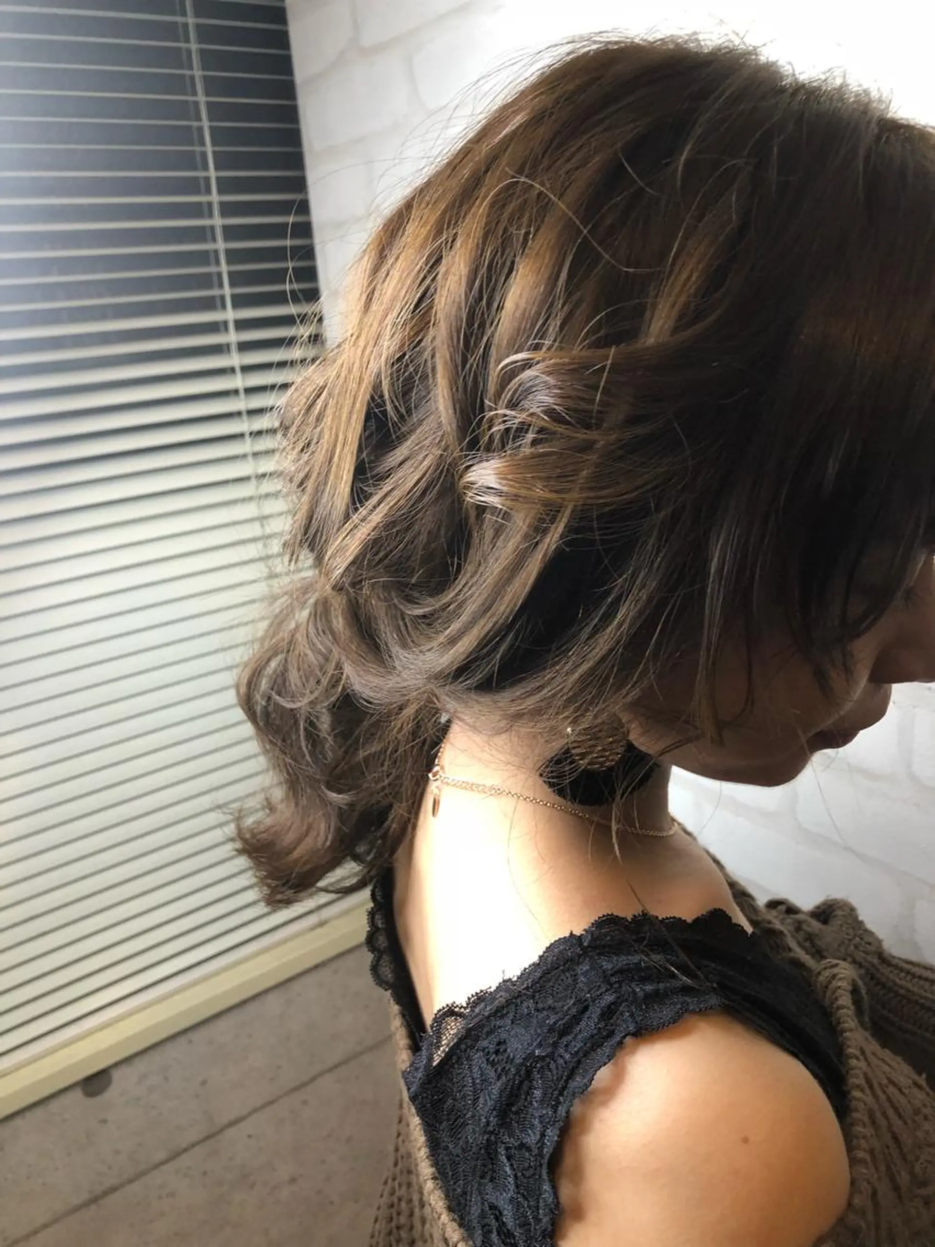 セミロング カラー パーマ ヘアアレンジ メンズ キッズ ネイル マツエク・マツパ premier modelsのヘアスタイル