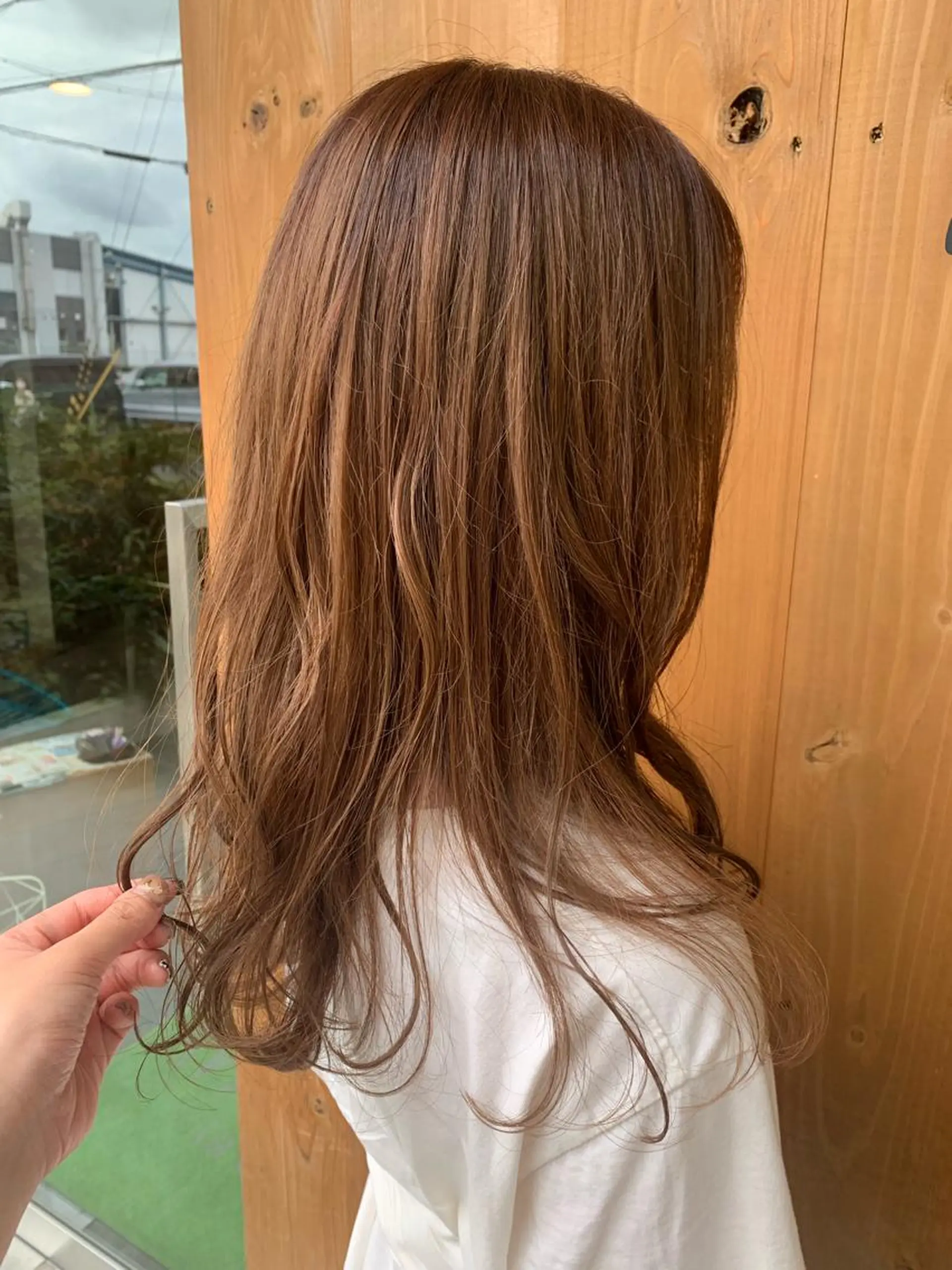 ロング yamauchi mikuのヘアスタイル