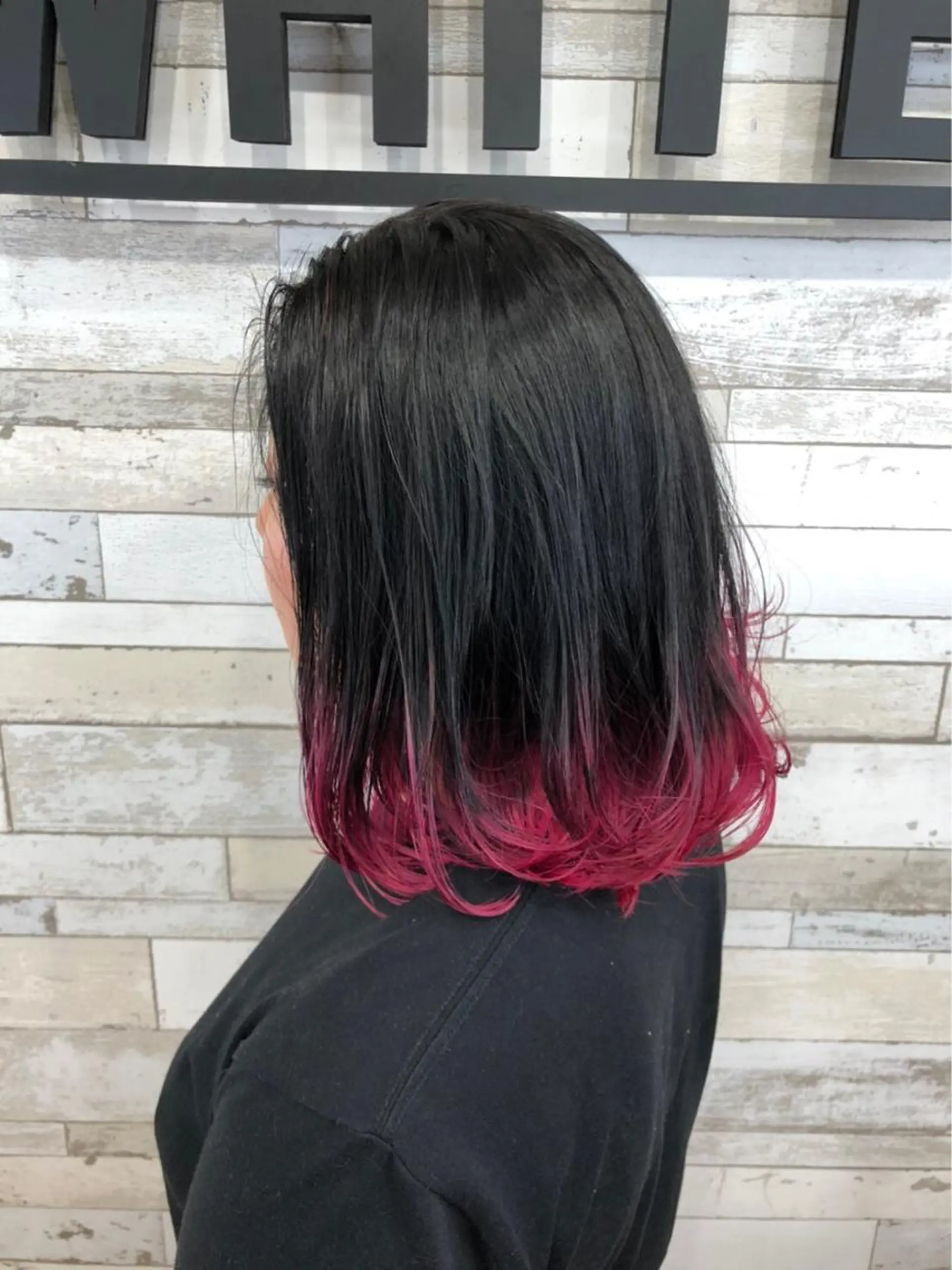 ミディアム カラー ヘアカラー トリートメント FUKUNAGA YUのヘアスタイル