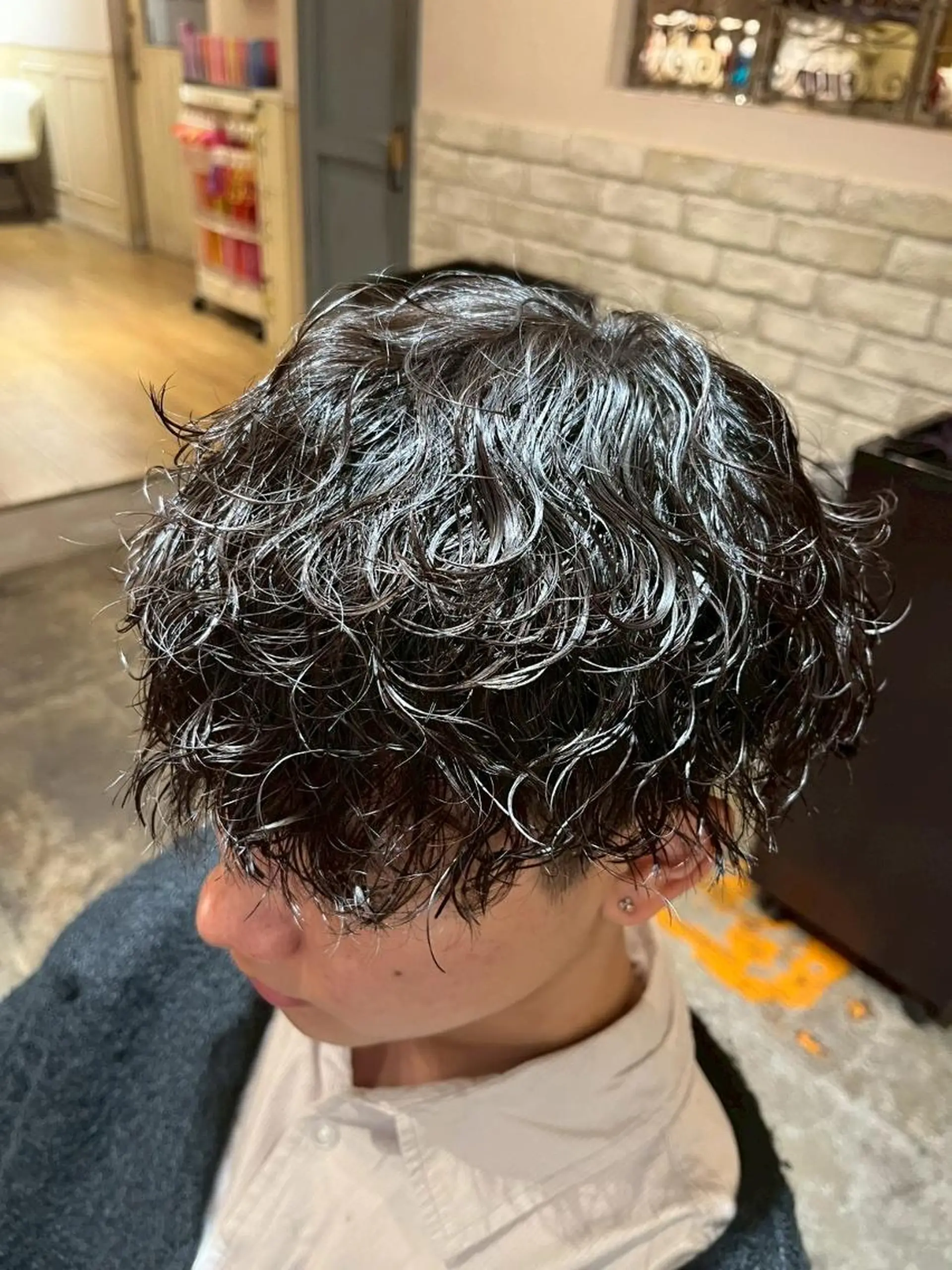 パーマ メンズ メンズカット パーマ特化 清士郎のヘアスタイル