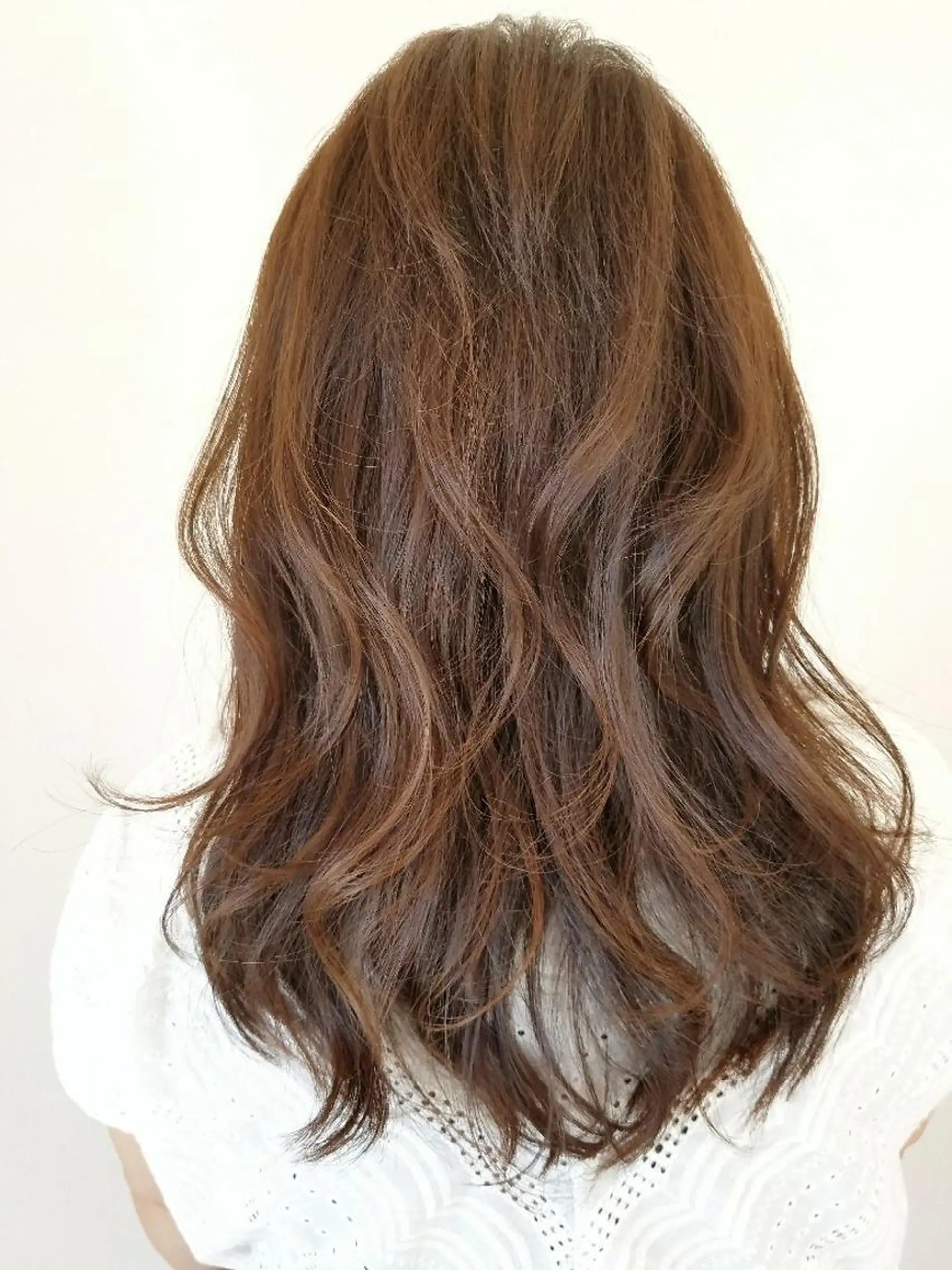 セミロング カラー 髪質改善/ハイライト 小林秀樹のヘアスタイル