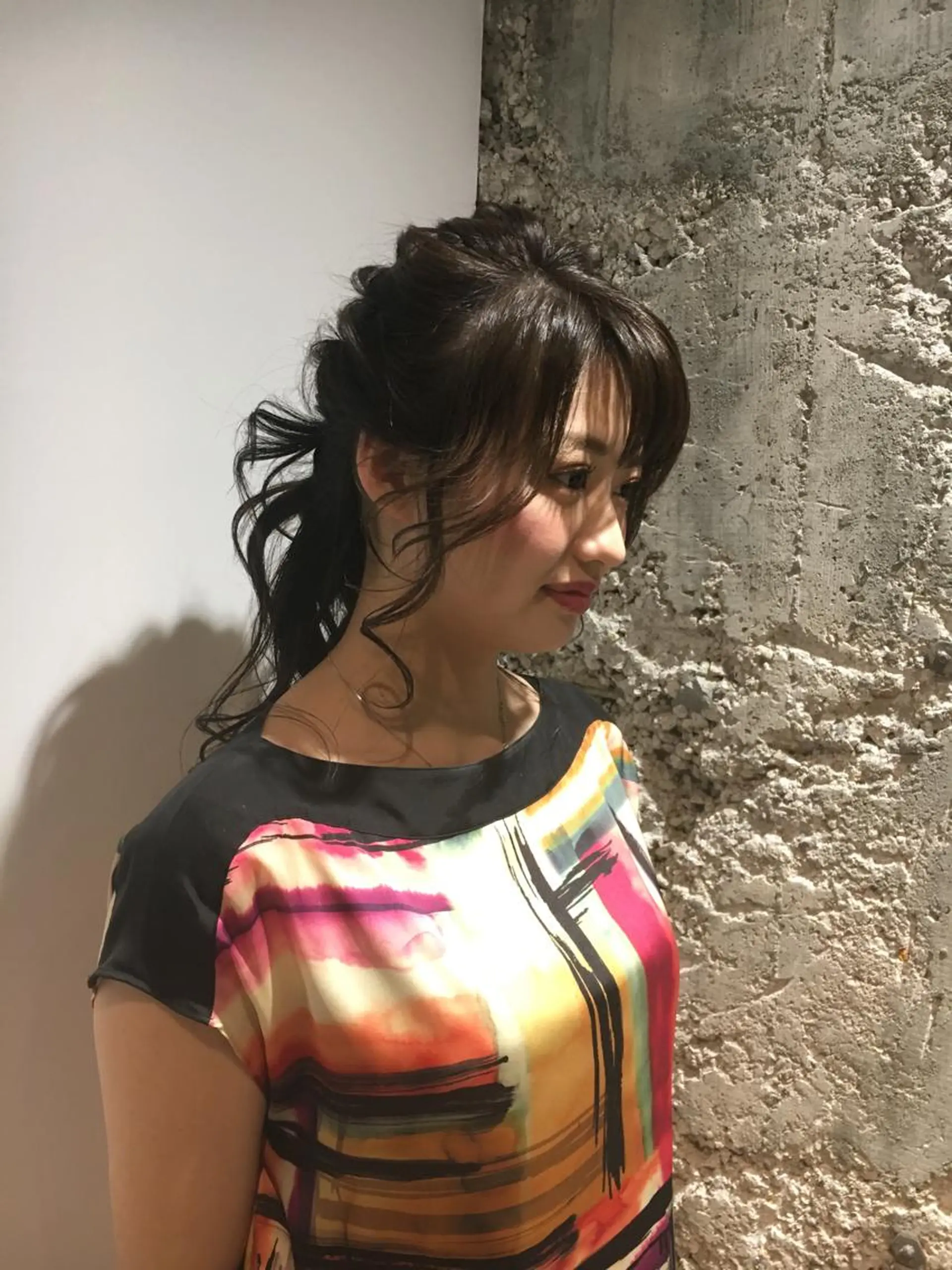 セミロング カラー ヘアアレンジ カット ヘアカラー トリートメント 髪質改善ULTOWA ✨松井　美幸のヘアスタイル