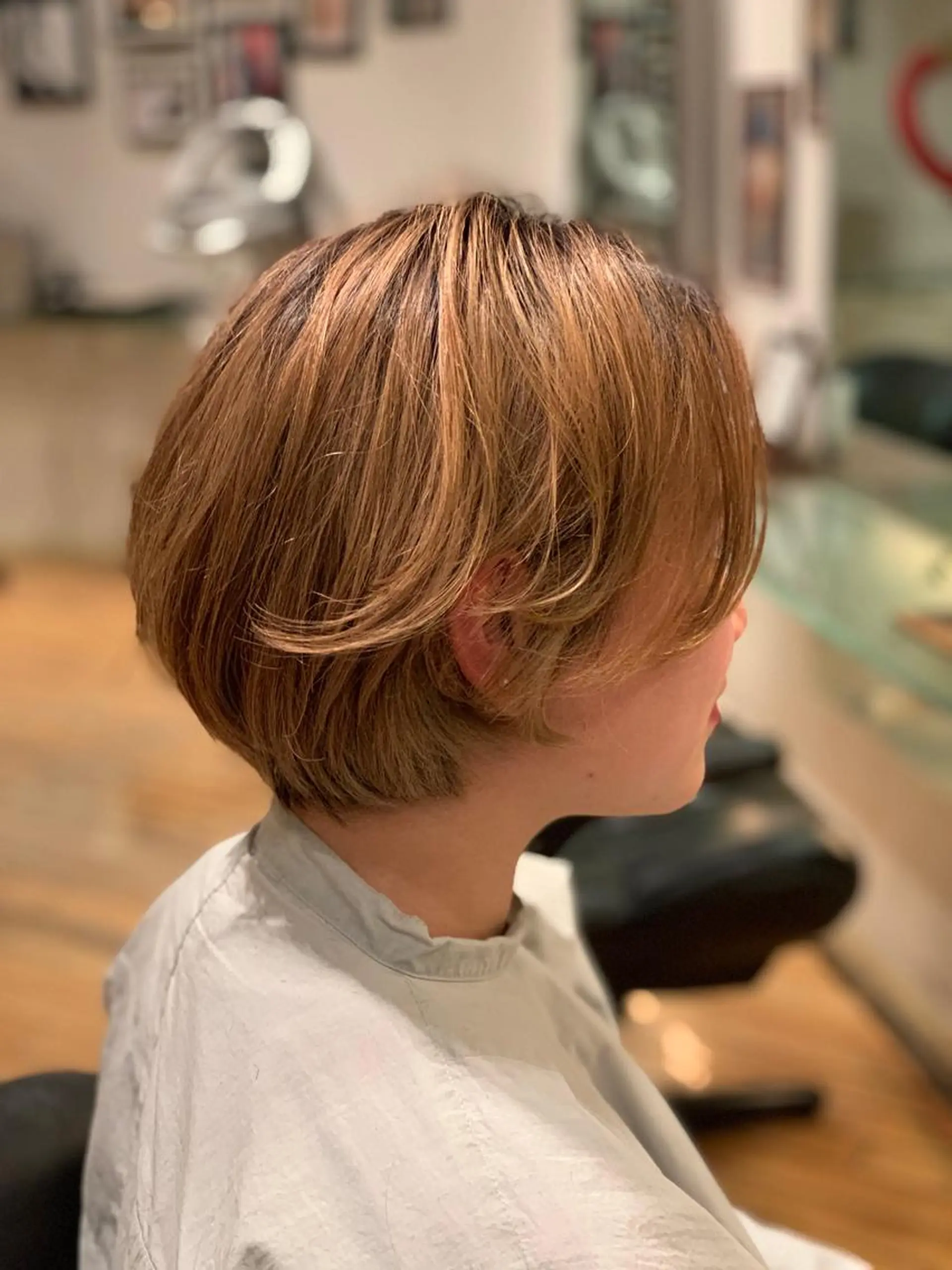 ショート カラー ヘアアレンジ ハンサムショート ショートヘア 秋葉 一郎のヘアスタイル