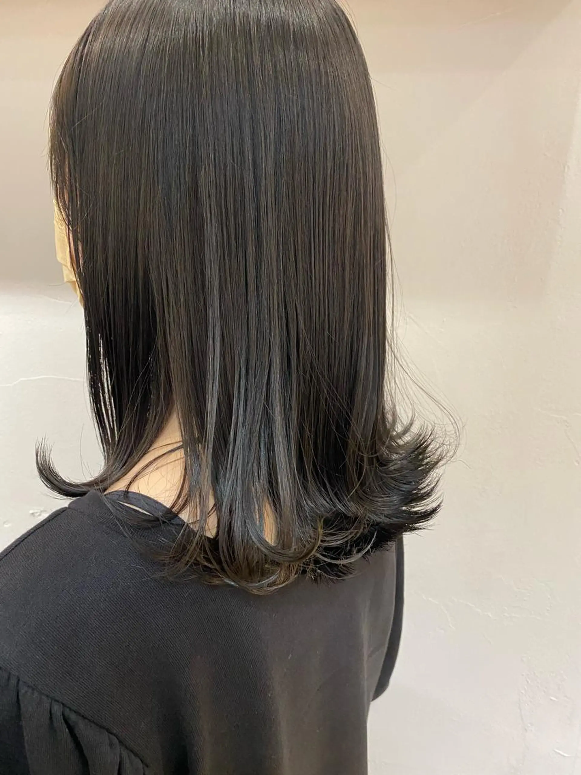 カラー 艶ストレート✨透明感 カラー🎀♡mariのヘアスタイル