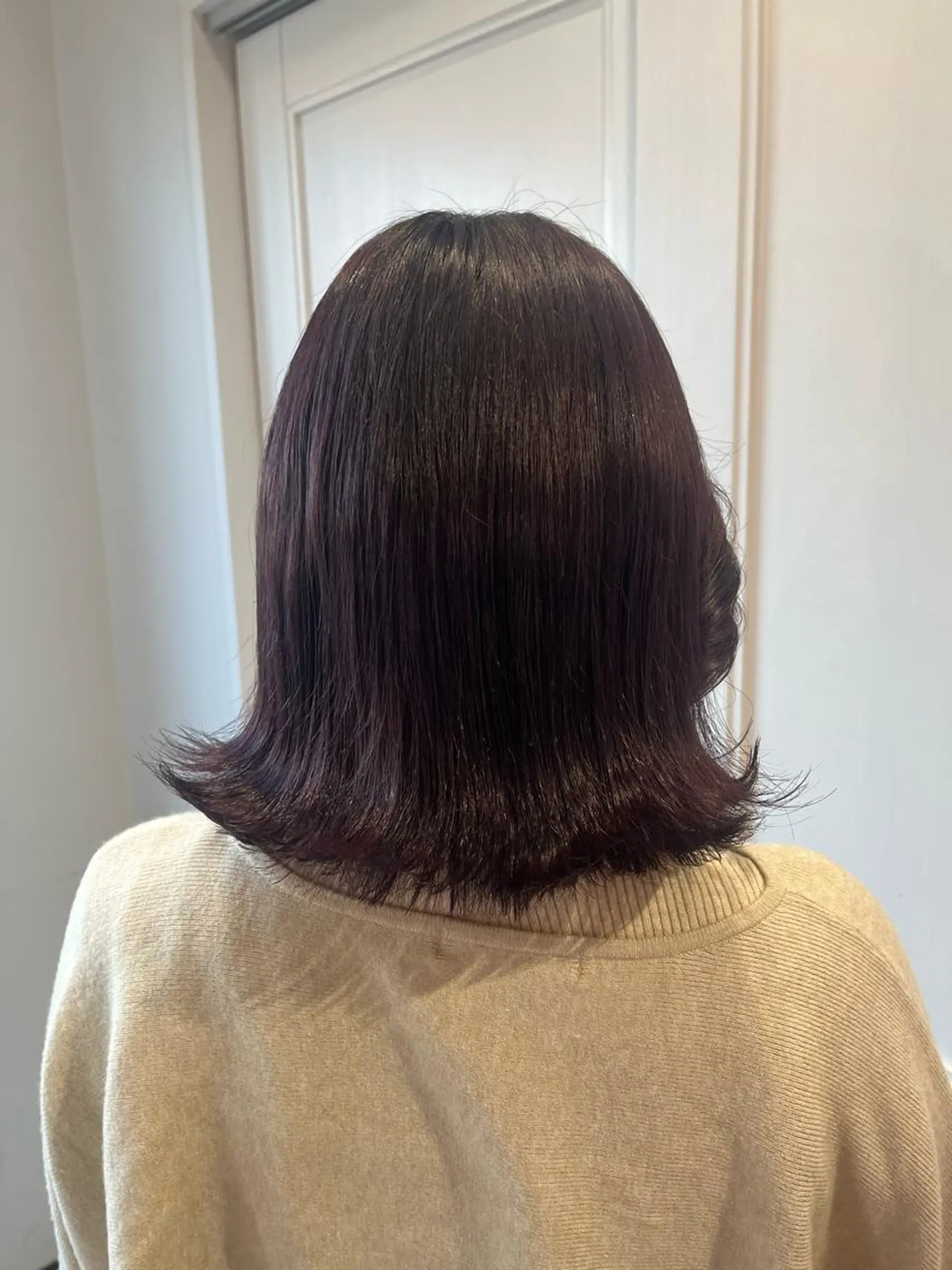 ミディアム カラー ラベンダーカラー crenier【クルニエ】所属・亀田 幸美のヘアスタイル