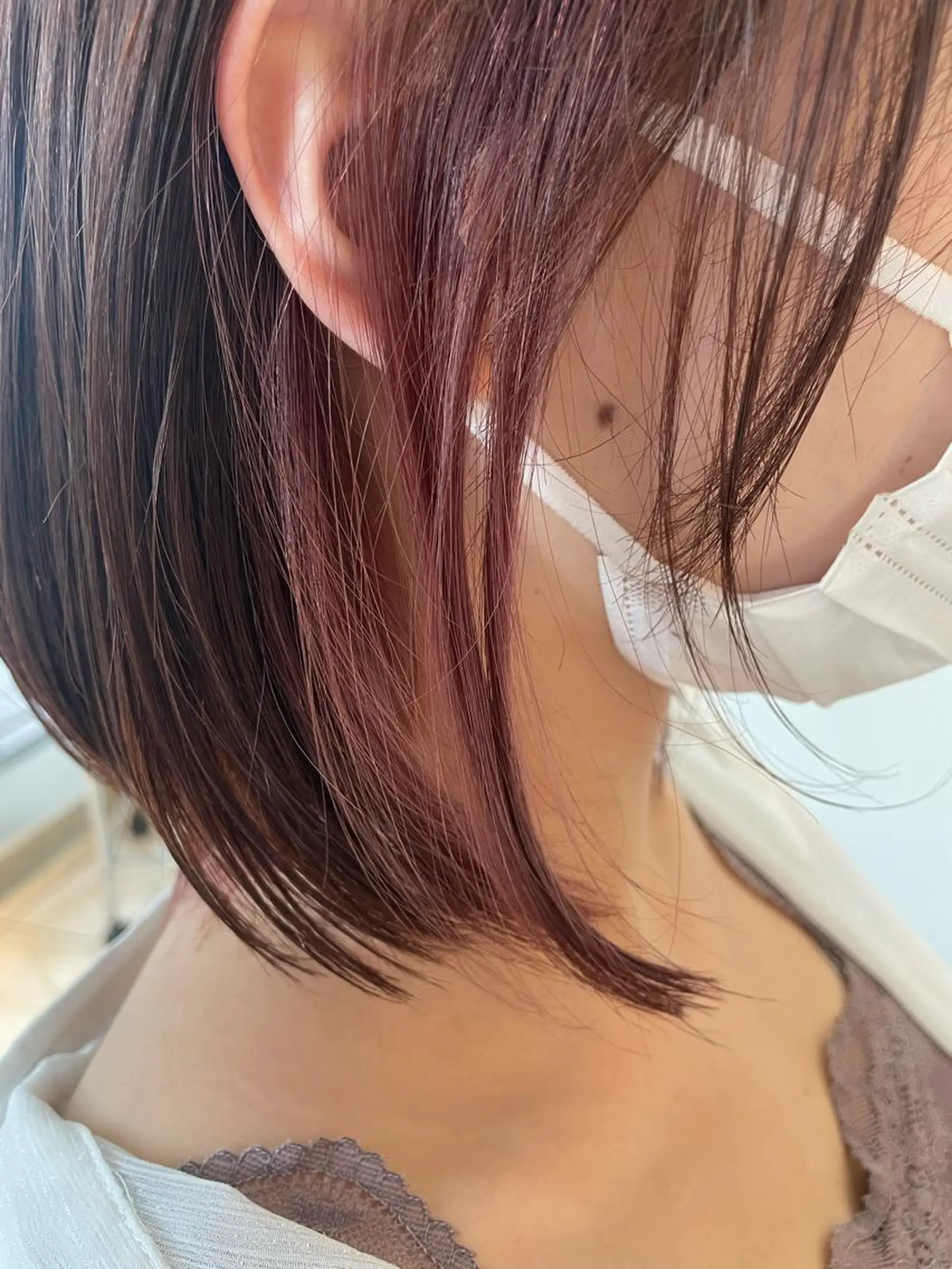 ショート カラー インナーカラー カット ヘアカラー 垢抜け透明感カラー 🌻篠崎梓🌻のヘアスタイル