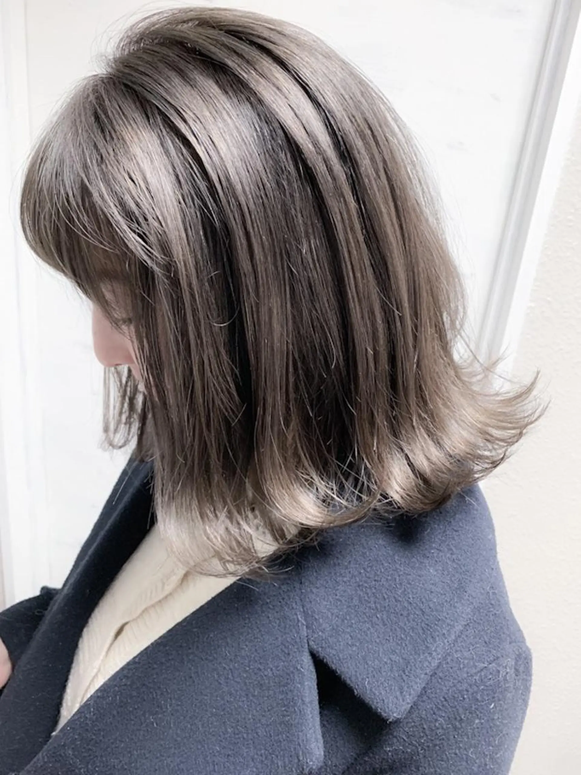 ショート カラー ベージュカラー ブロンド ブロンドベージュ ハイライトカラー ハイライト ヘアカラー BOX mico.のヘアスタイル