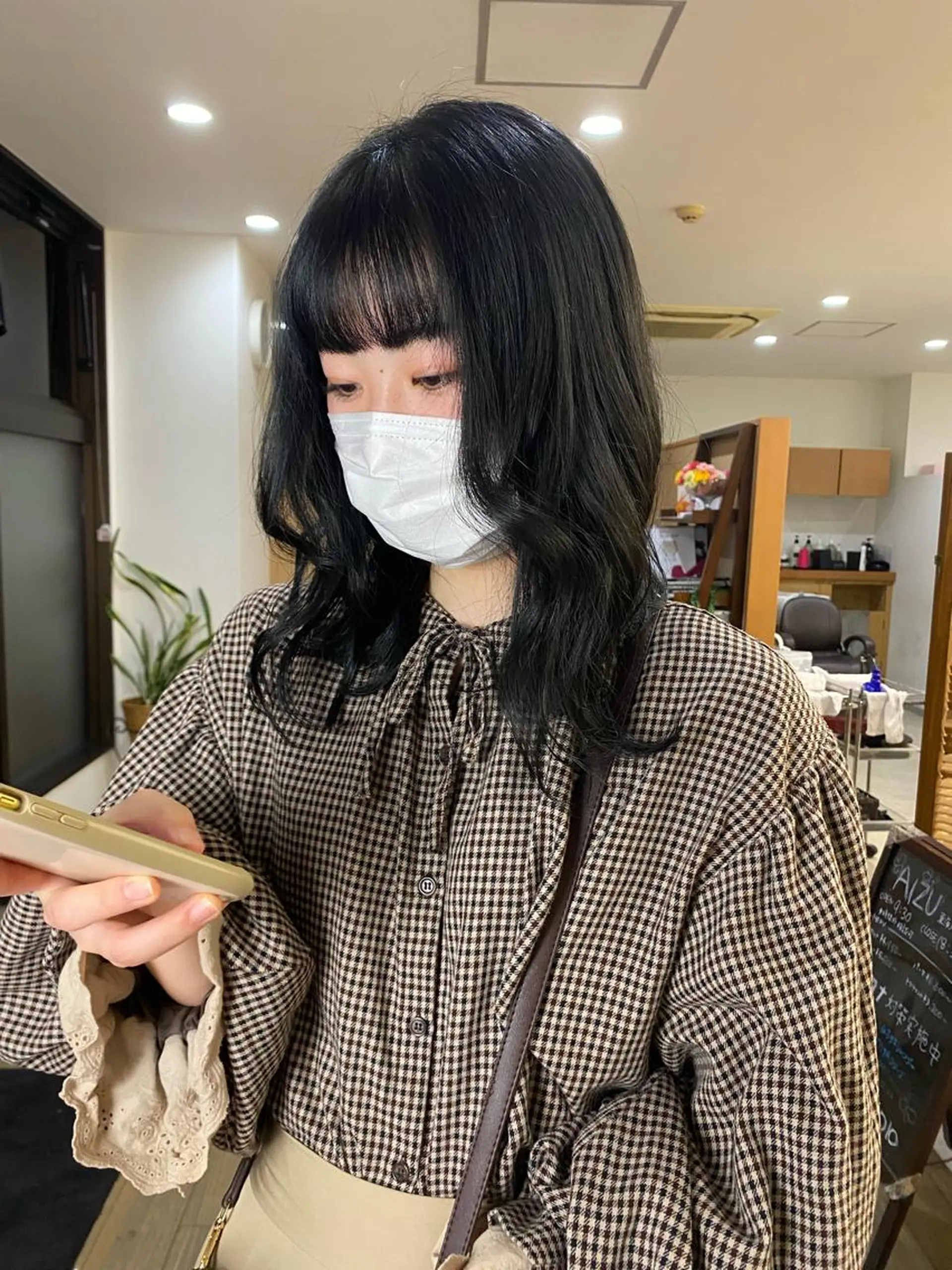 ミディアム カラー ヘアカラー ブリーチカラー🫧 森　凪沙のヘアスタイル