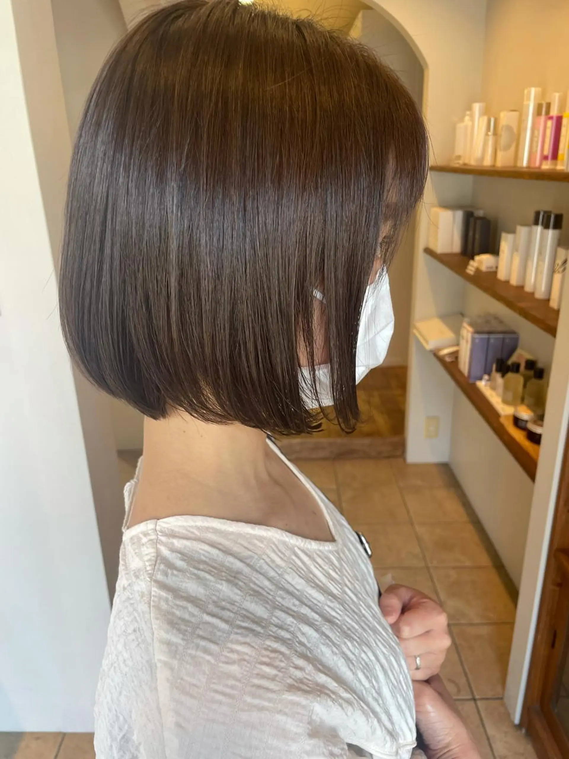 ショート カラー 渡辺 瑠美のヘアスタイル