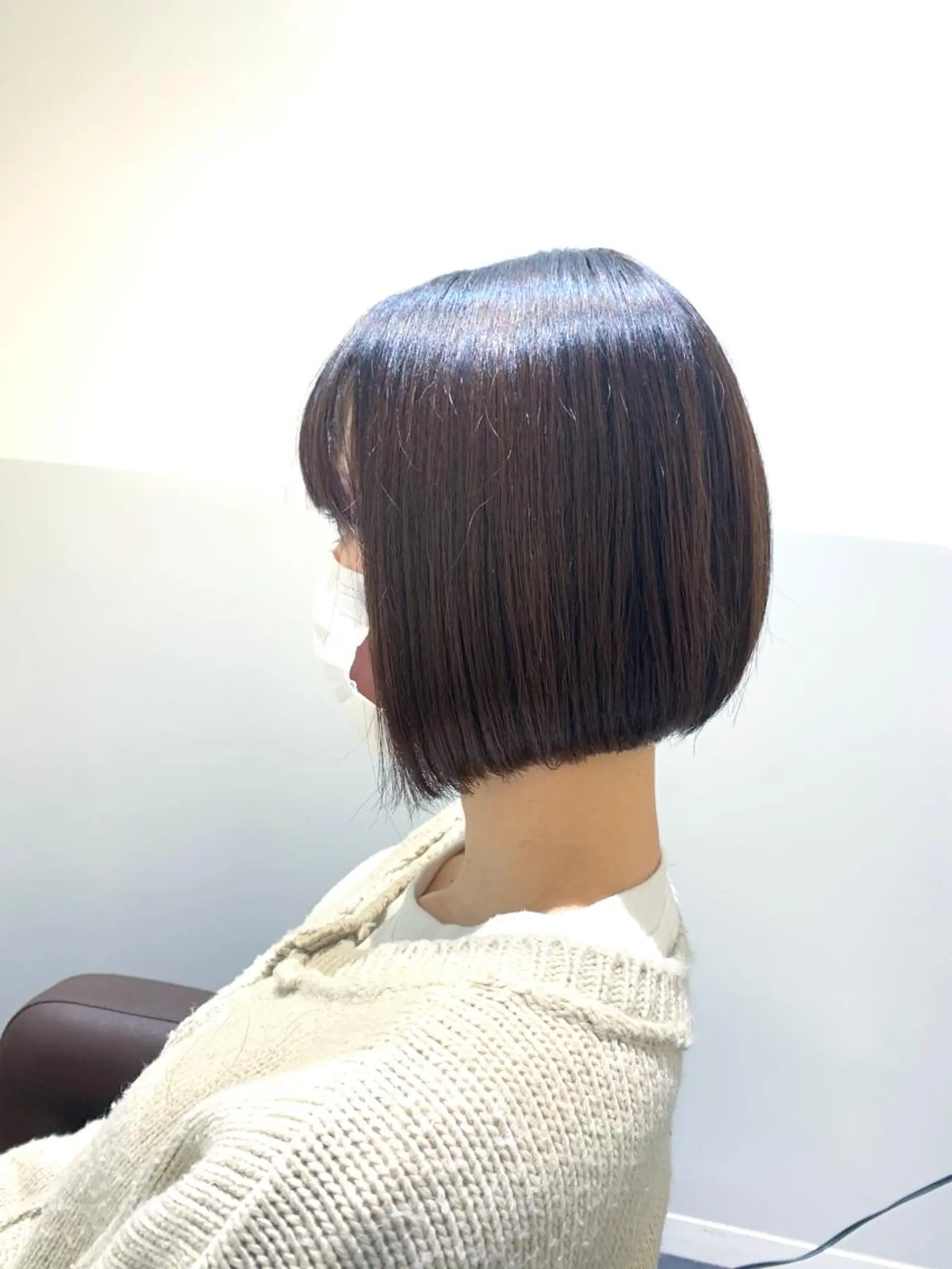ショート カラー ヘアアレンジ 前下がりボブ ボブ カット salowin新宿三丁目店所属・🖤小顔ボブ/ウルフ レイヤー🖤山本諒のヘアスタイル