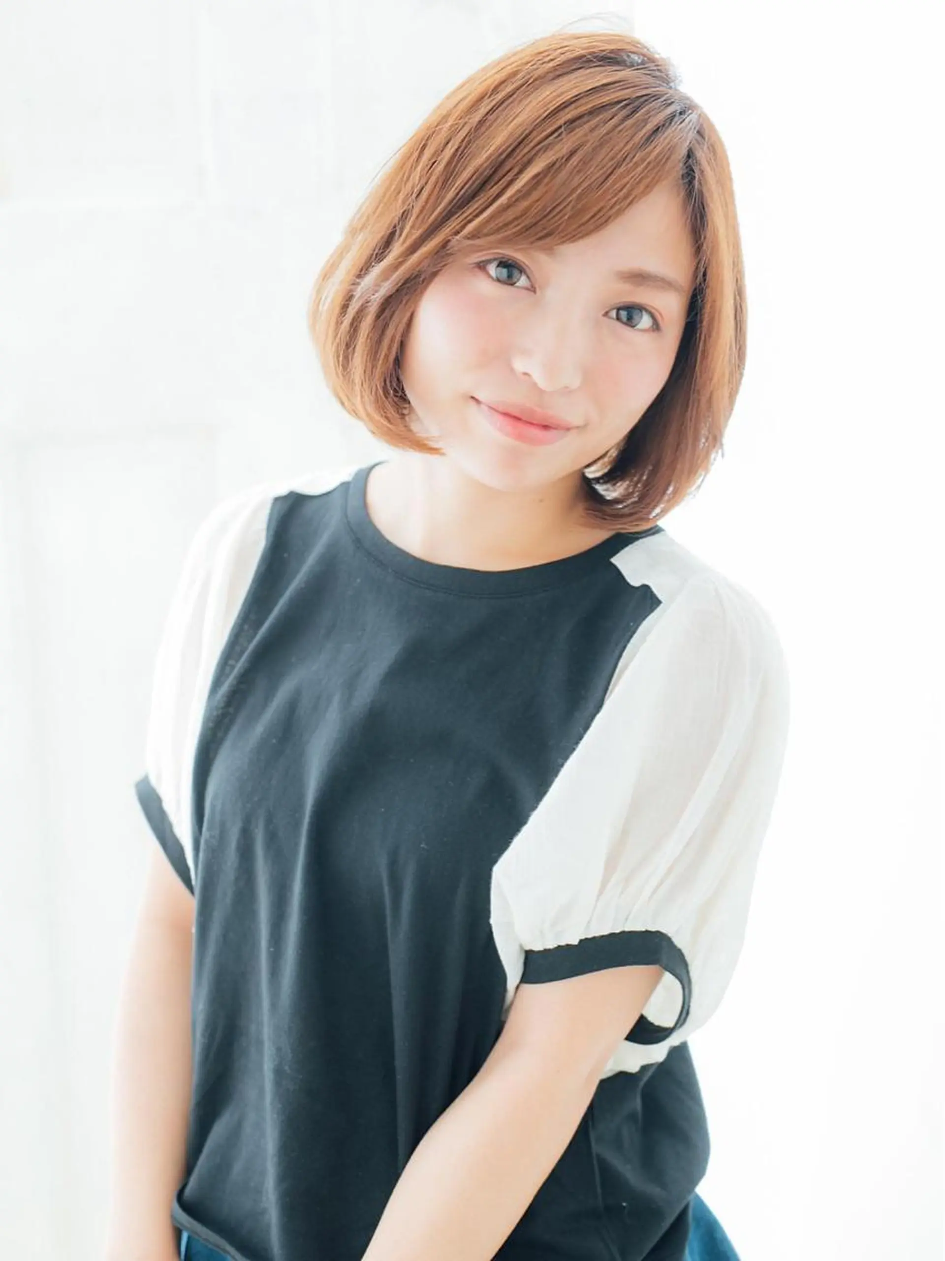 ミディアム 縮毛矯正 トリートメント FUKUNAGA YUのヘアスタイル