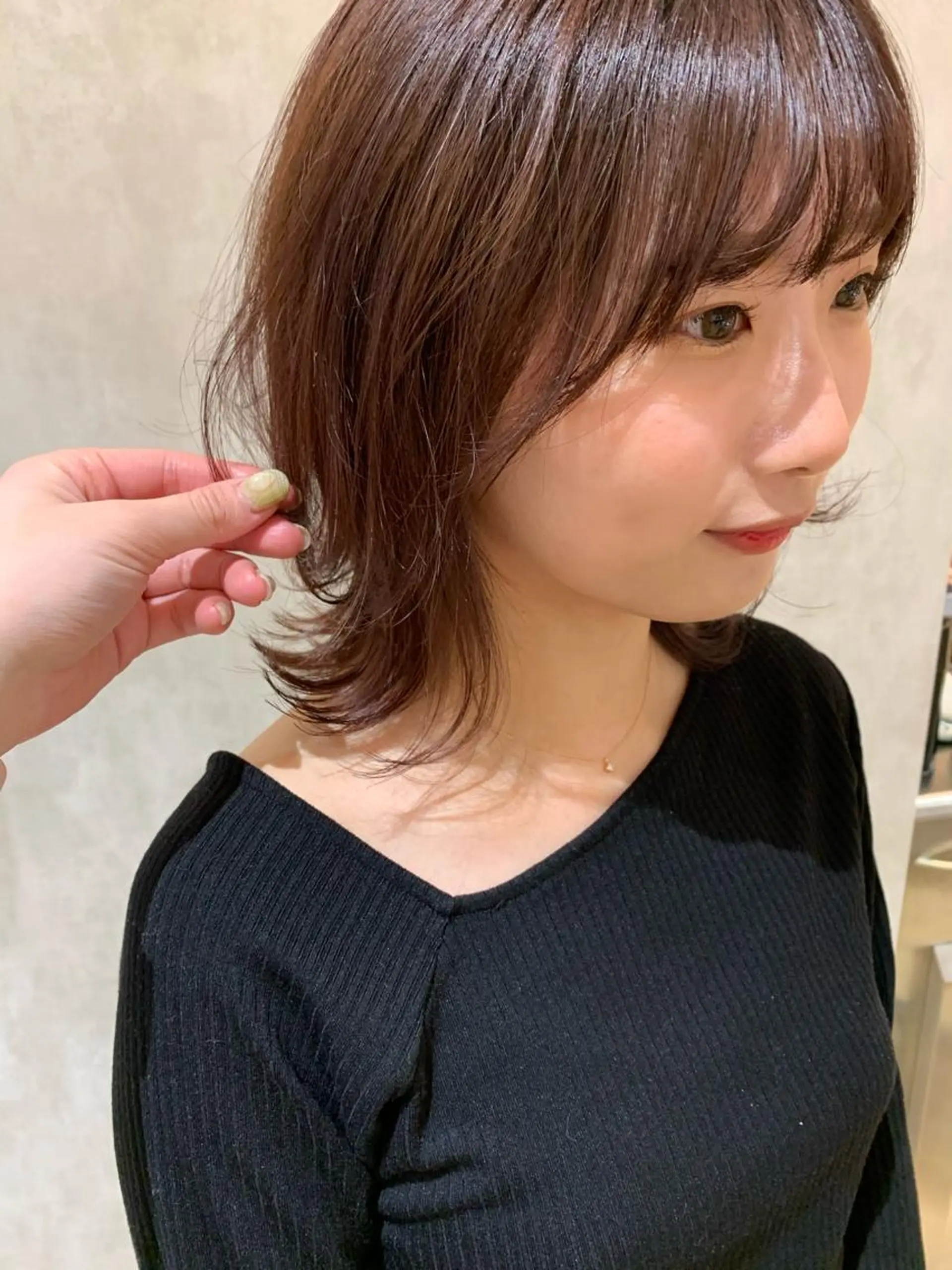 ミディアム 森澤 叶実のヘアスタイル