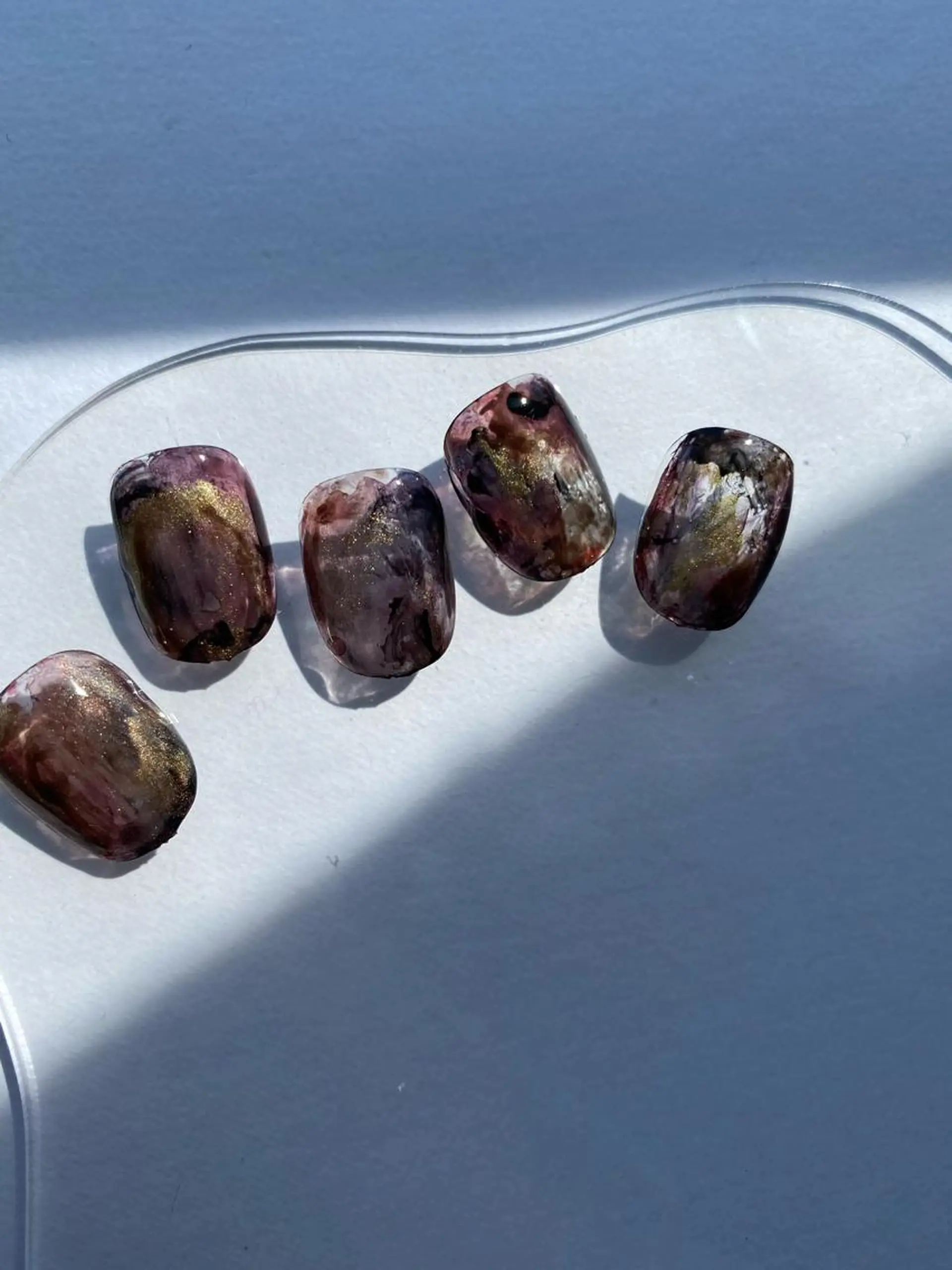 ネイル ハンドネイル 草加ニュアンスネイル 🌚hersのネイルデザイン