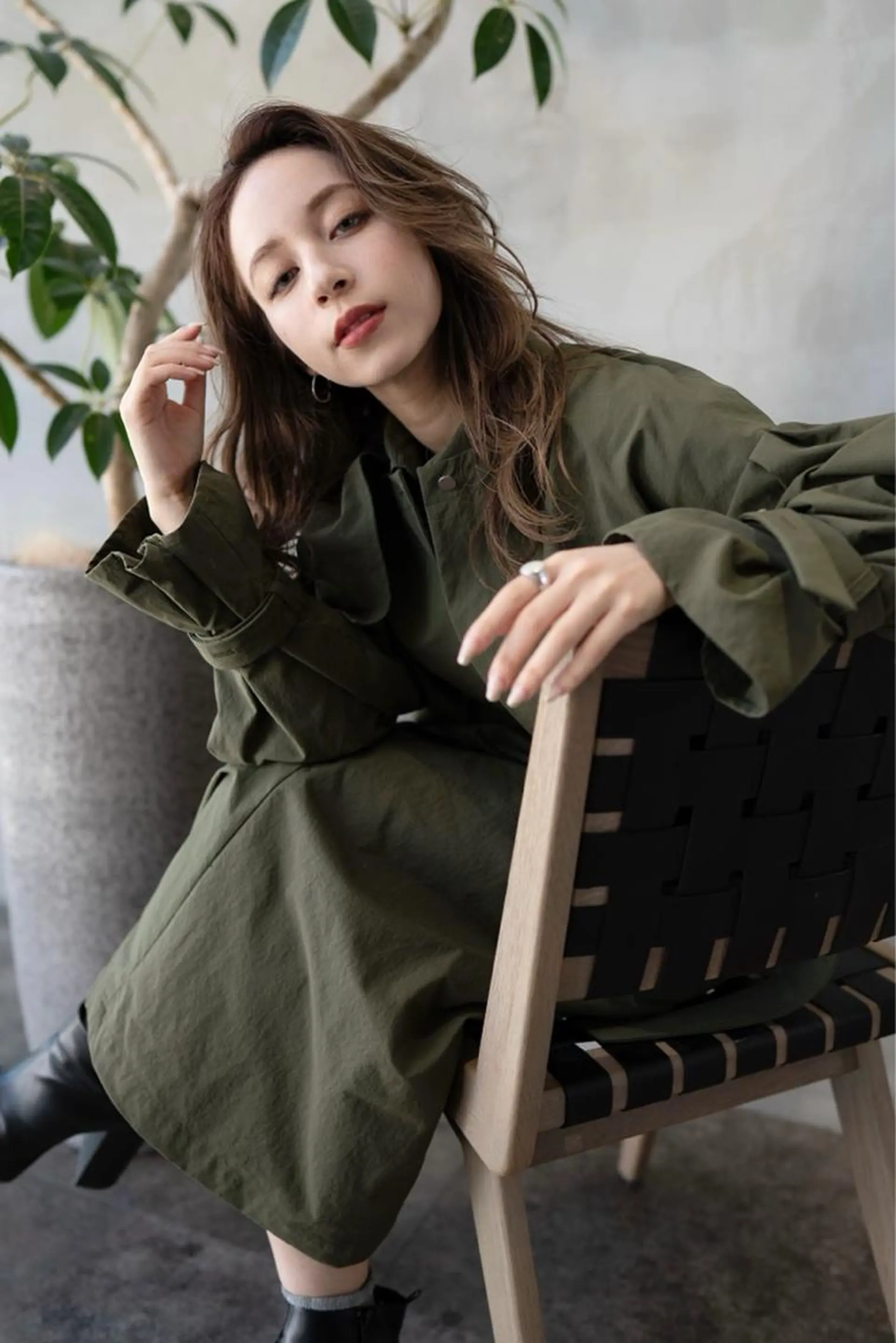 ミディアム カラー 韓国ヘア 店長NEGIのヘアスタイル