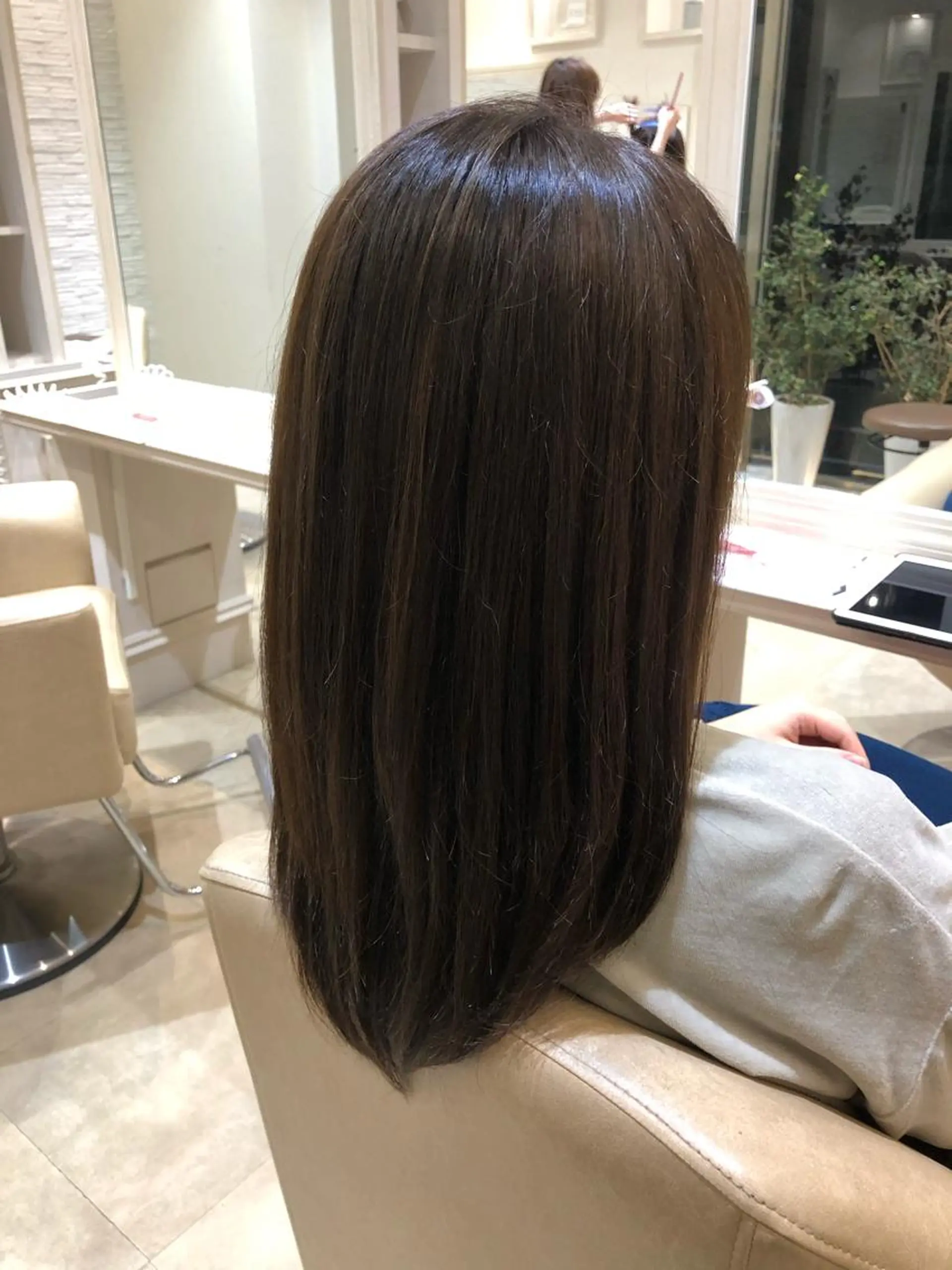 セミロング きむら ゆうきのヘアスタイル