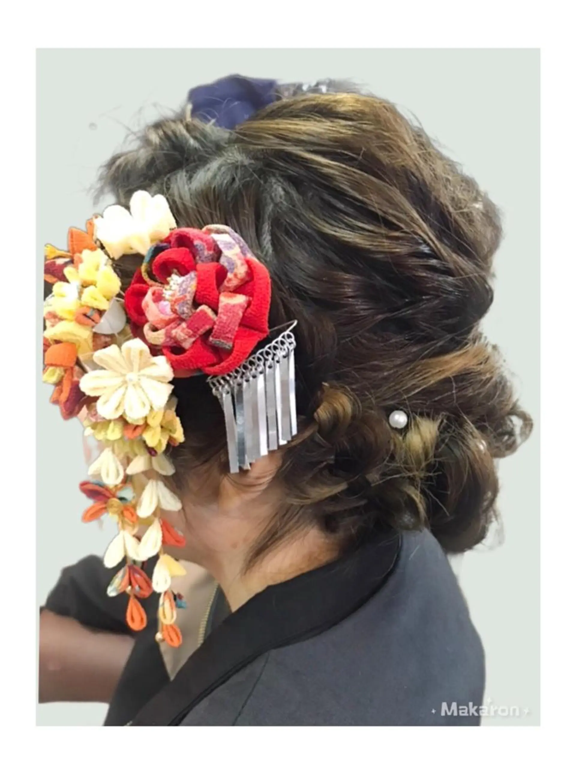 ヘアアレンジ 成人式 hair works raptureのヘアスタイル