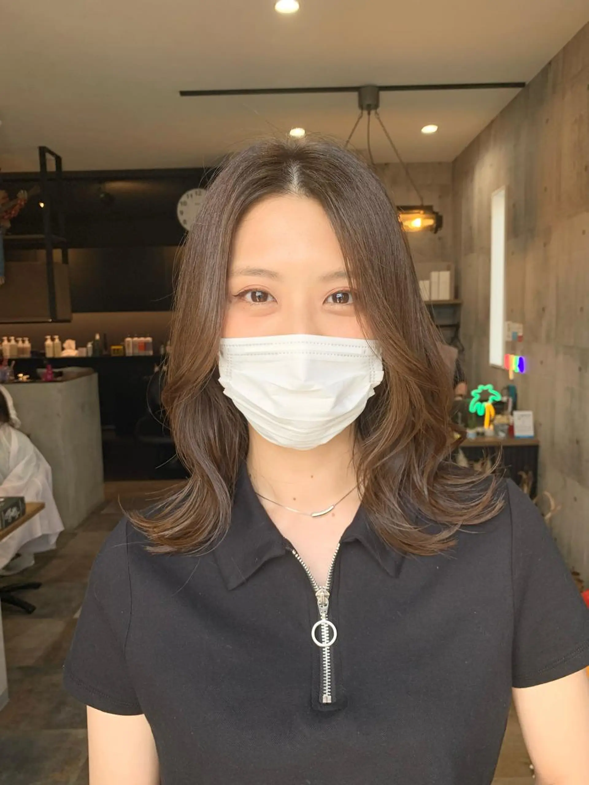 ミディアム yoshihara yuukiのヘアスタイル