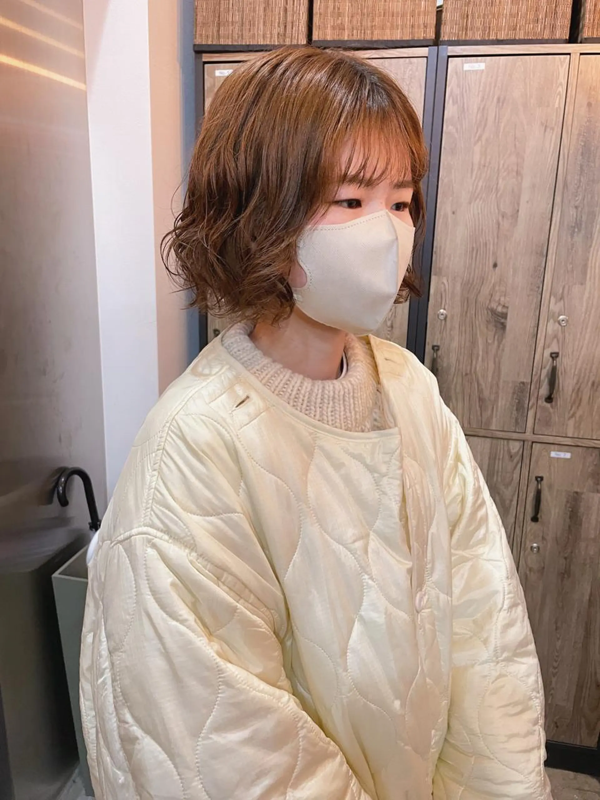 ショート カット ヘアカラー トリートメント 石上 沙也香のヘアスタイル