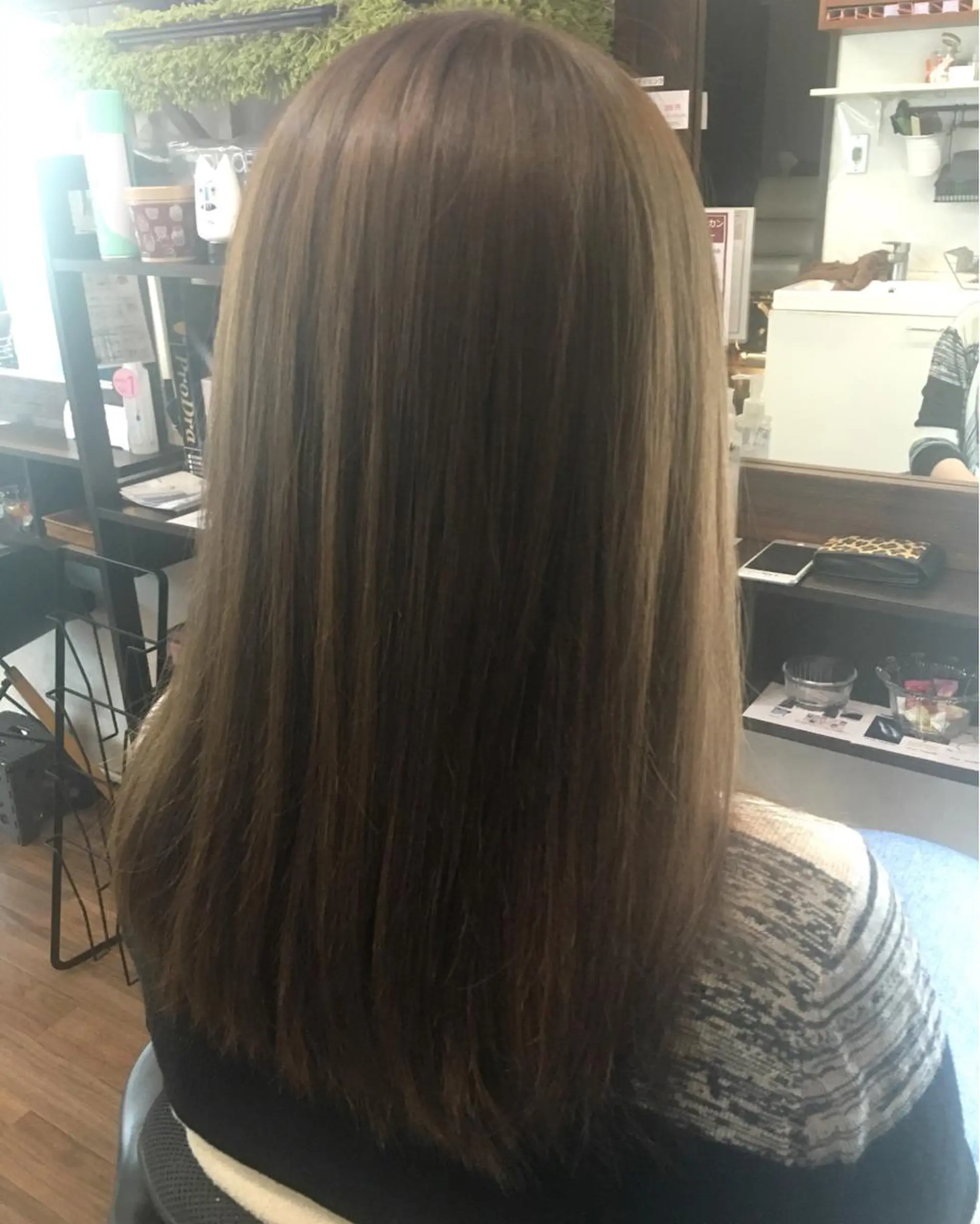 ロング アッシュ hairsalon Linkのヘアスタイル