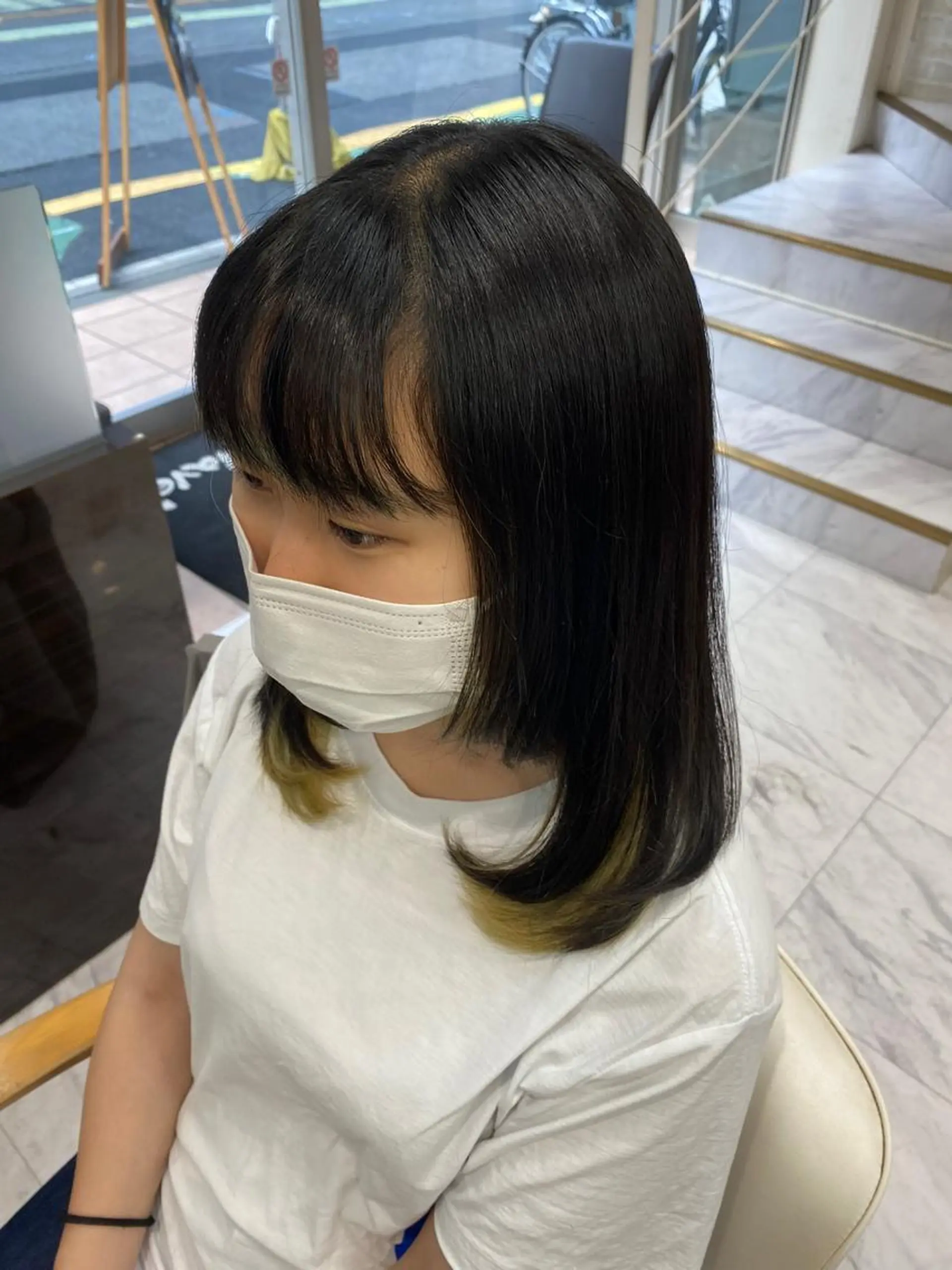 ロング レイヤーカット ロング シャギー カット Zina 大宮所属・目黒 碧人のヘアスタイル