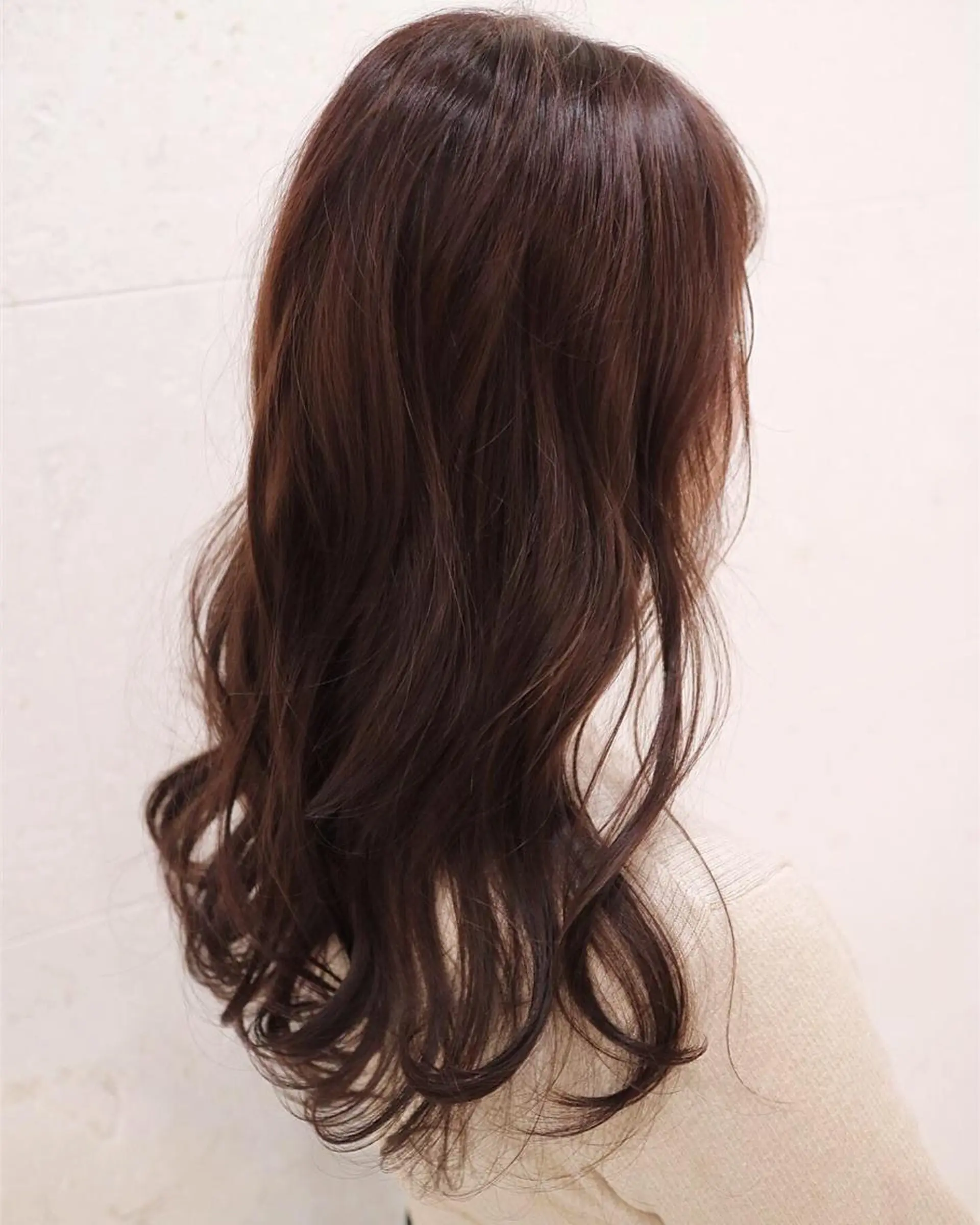 ロング カラー イルミナカラー ピンクカラー ロング 斉藤 貴也のヘアスタイル