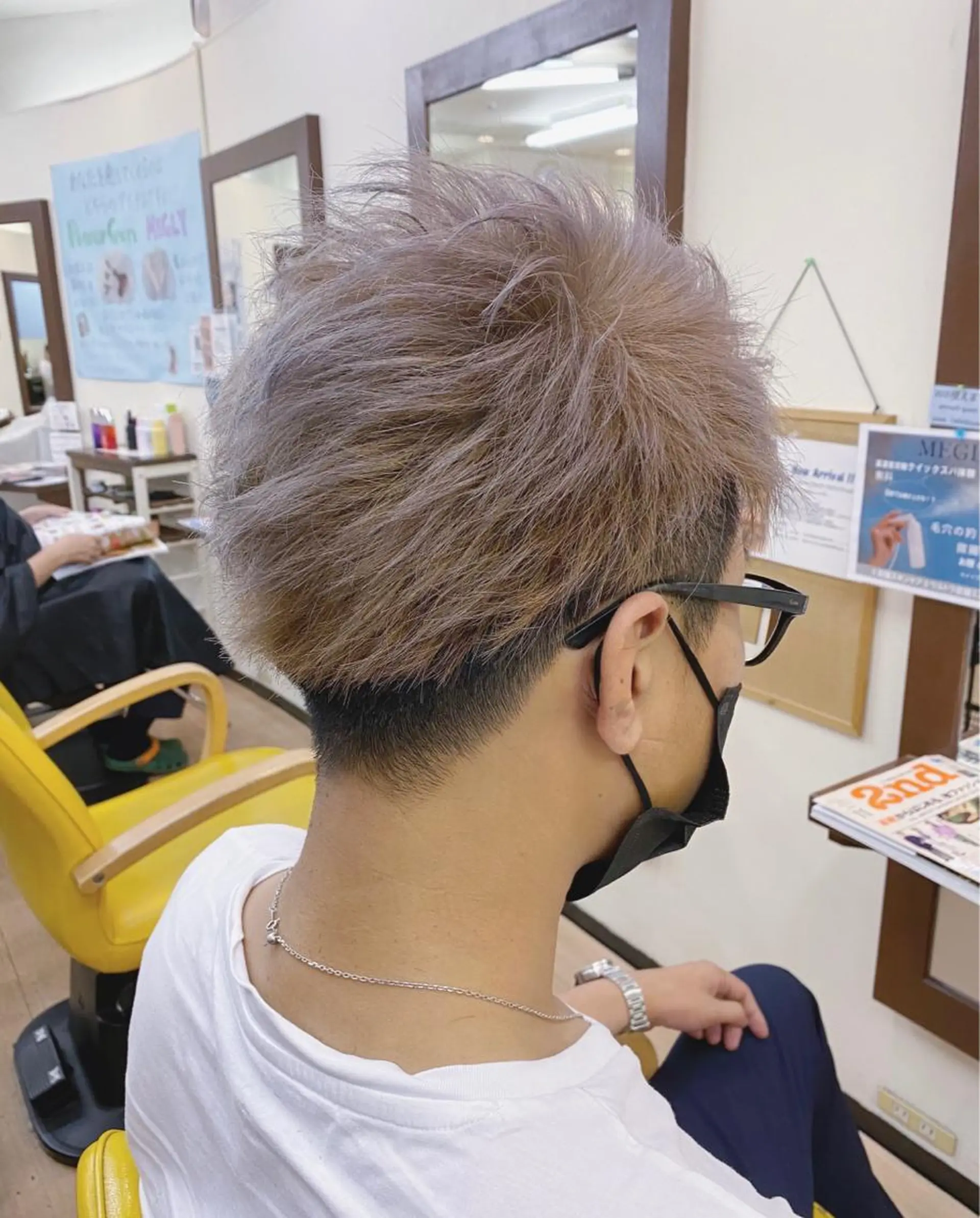 ショート カラー メンズ 寺澤 🌈祐のヘアスタイル