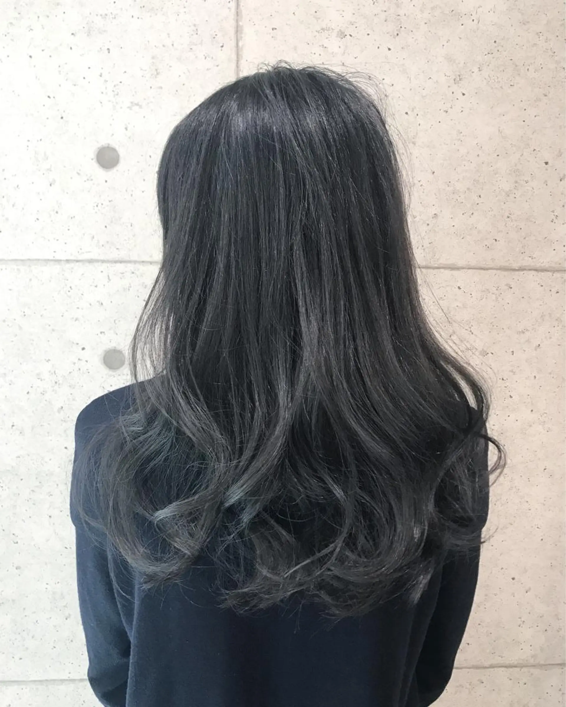 セミロング カラー ヘアアレンジ アッシュ 縮毛矯正 髪質改善寺坂雄飛💐のヘアスタイル