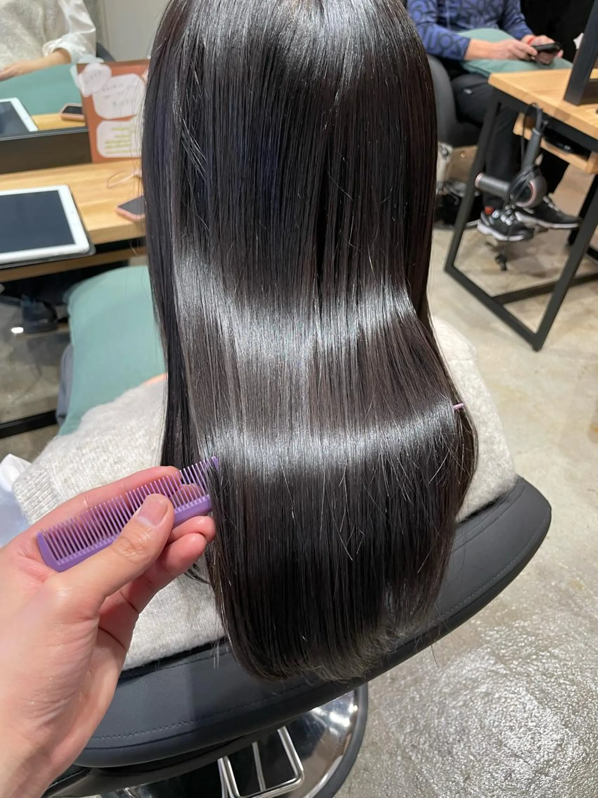 ミディアム トリートメント ✨髪質改善/ハイトー ン/艶髪高山のヘアスタイル