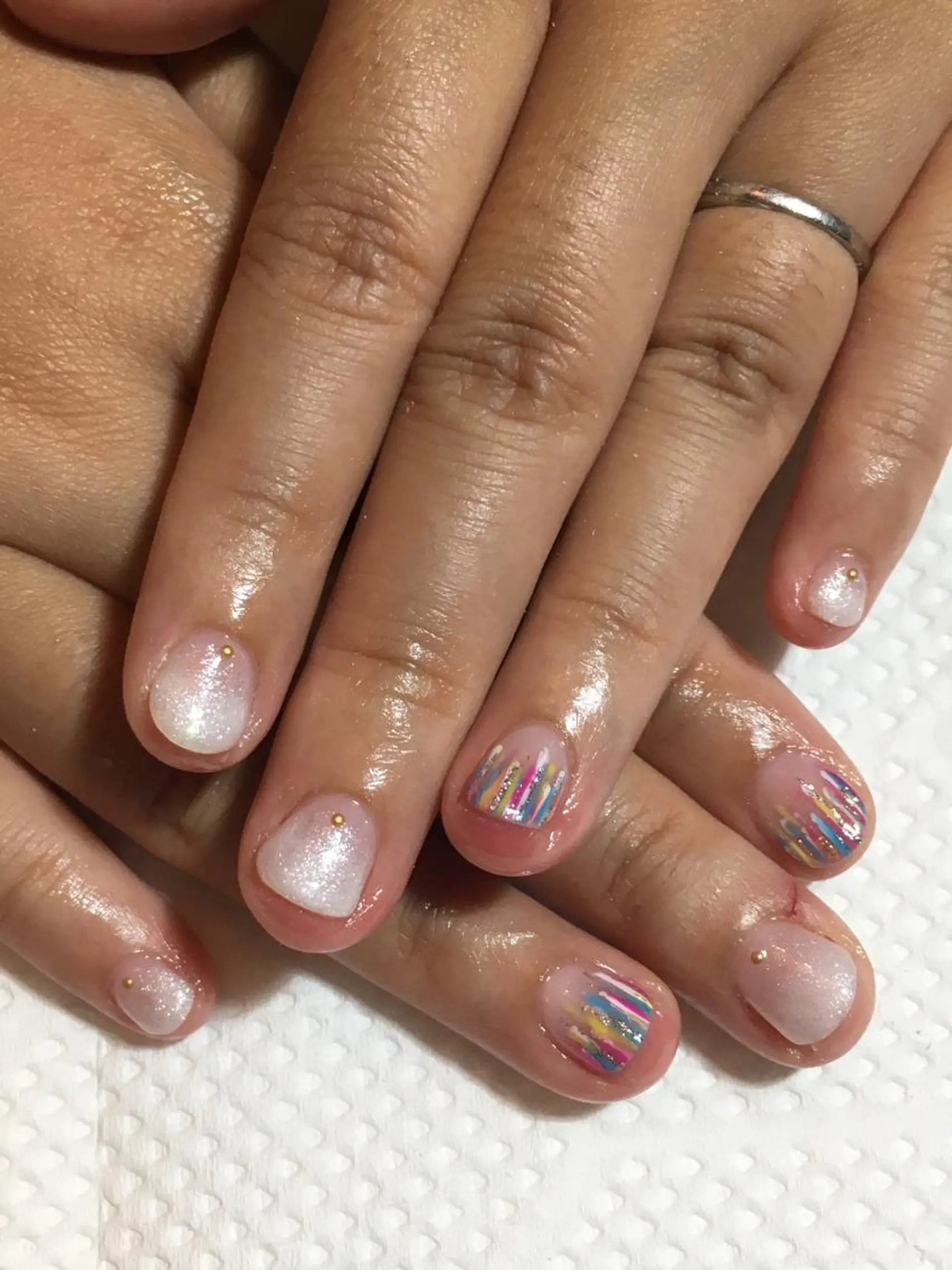 ネイル ニュアンスネイル 古川 里美のネイルデザイン